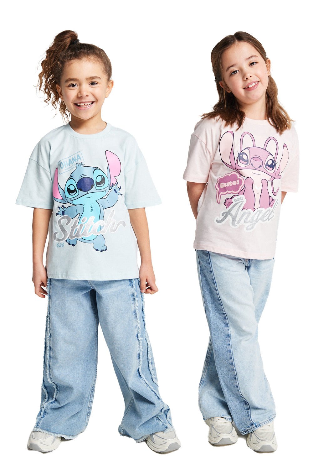 Girls Lilo & Stitch T-Shirt 2 Pack - Brand Threads