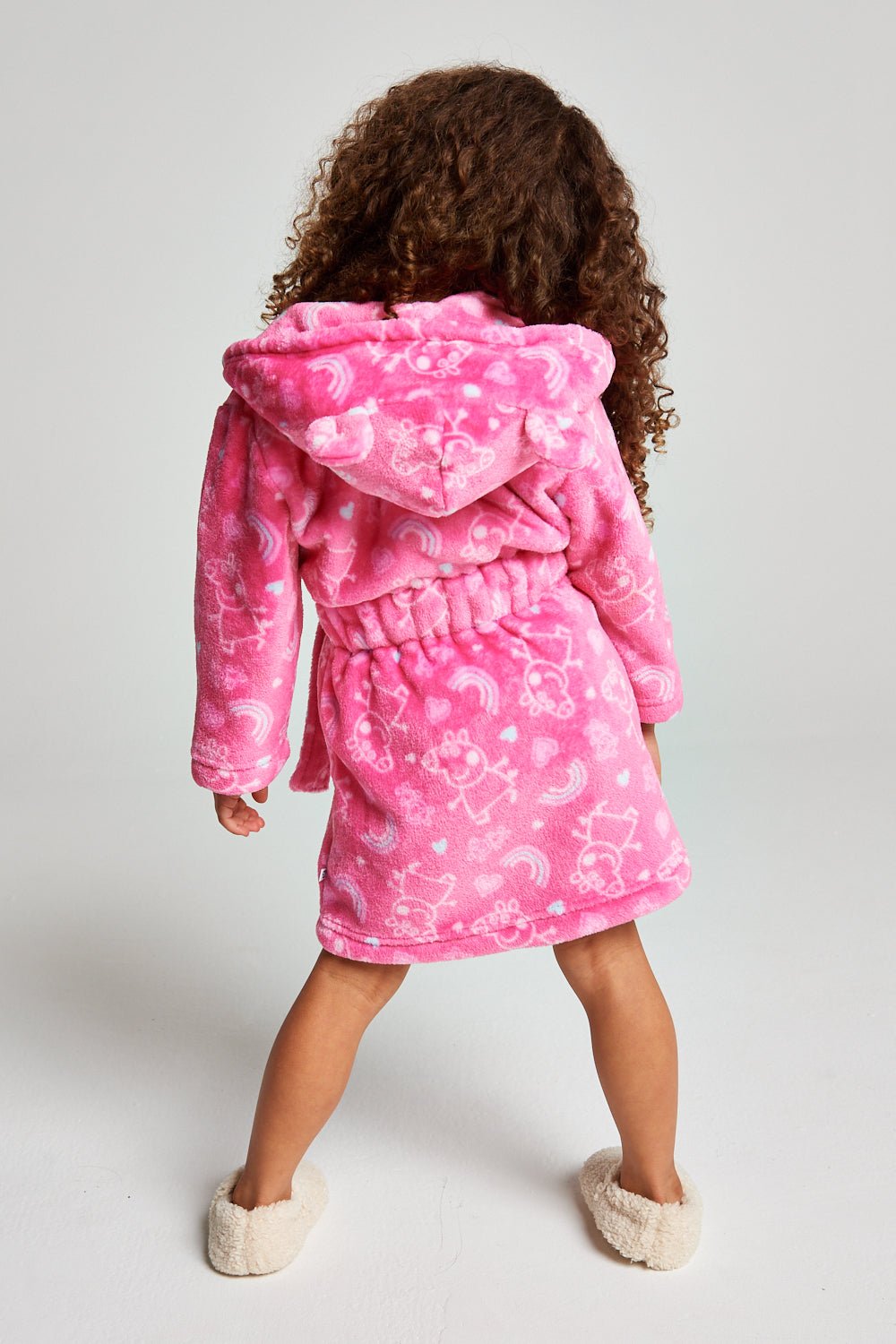Girls Peppa Pig Fleece Dressing Gown - Brand Threads