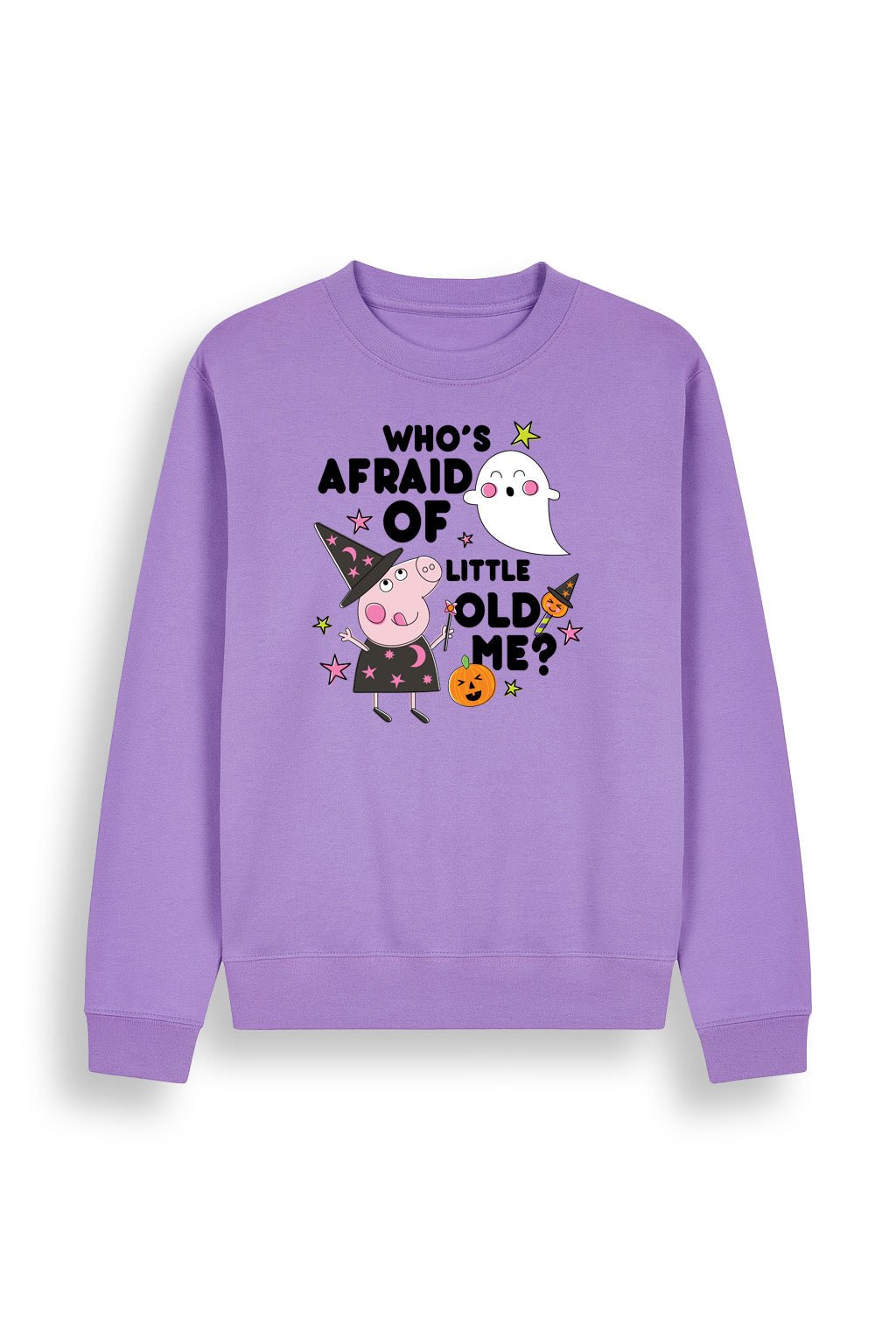Girls Peppa Pig Halloween Lavender Sweatshirt - Brand Threads