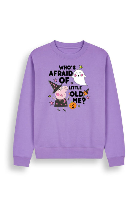Girls Peppa Pig Halloween Lavender Sweatshirt - Brand Threads