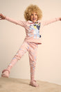 Girls Pink Bluey Hug Time Pyjamas - Brand Threads