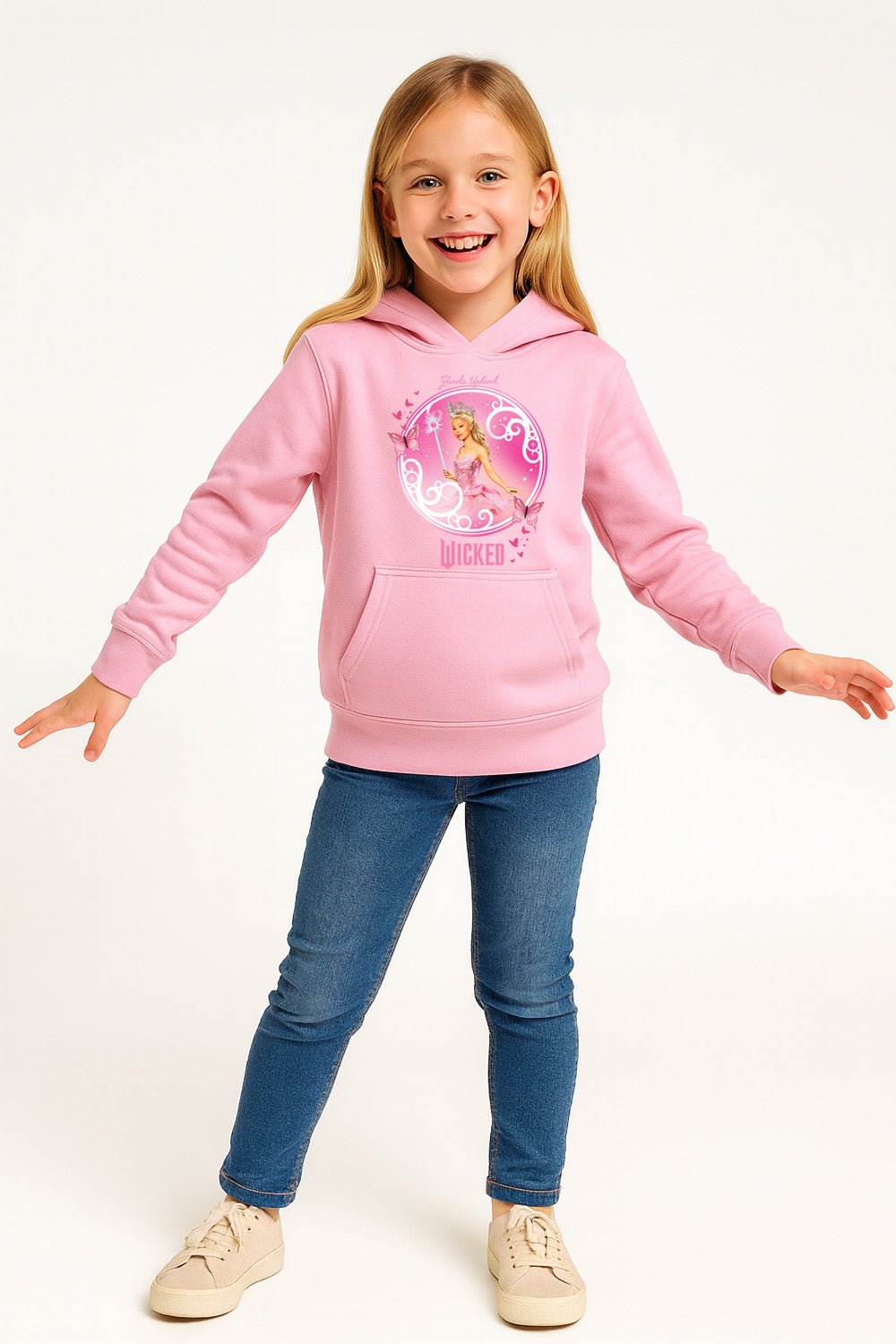 Girls Pink Wicked Hoodie - Brand Threads