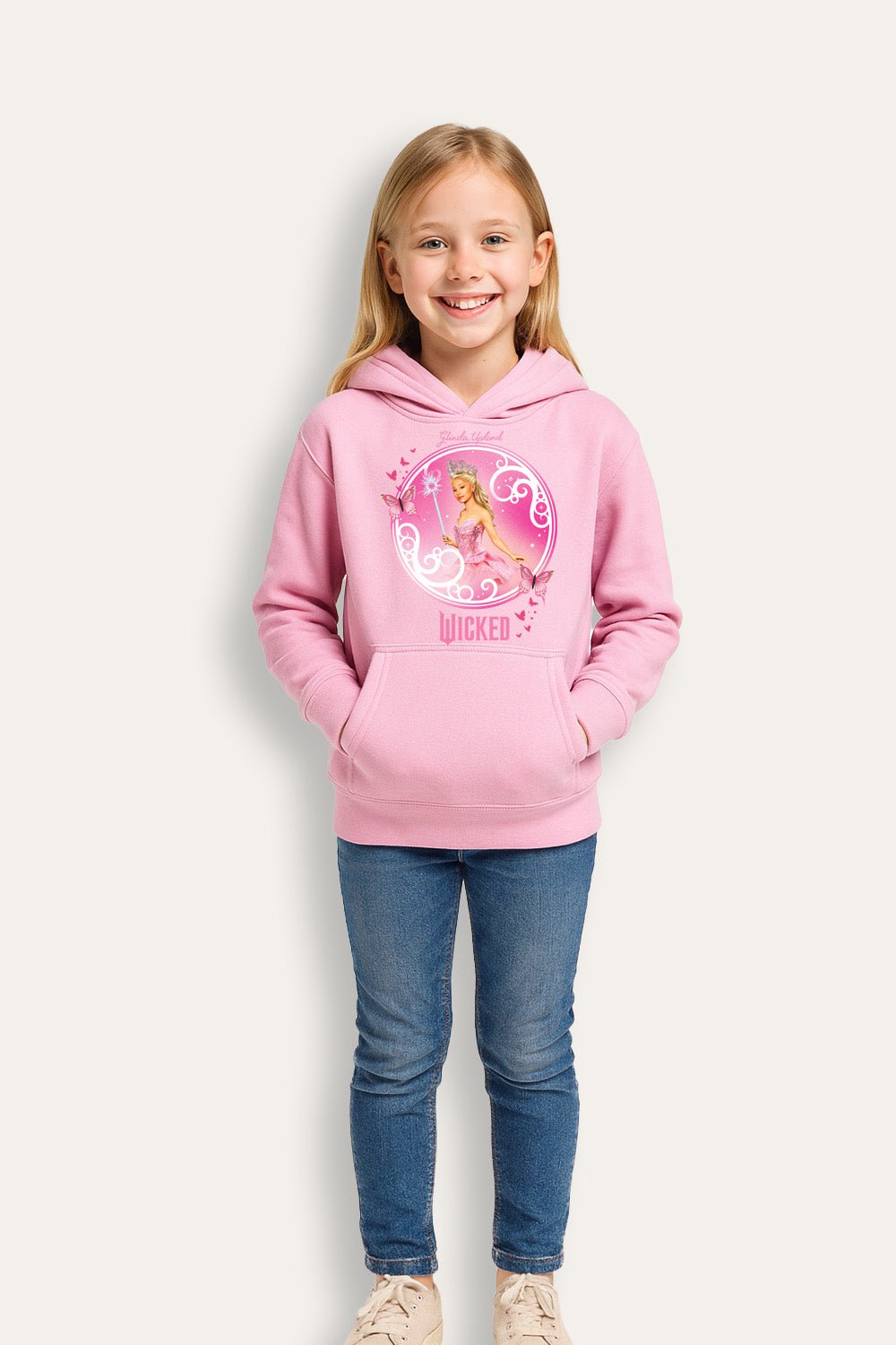 Girls Pink Wicked Hoodie - Brand Threads