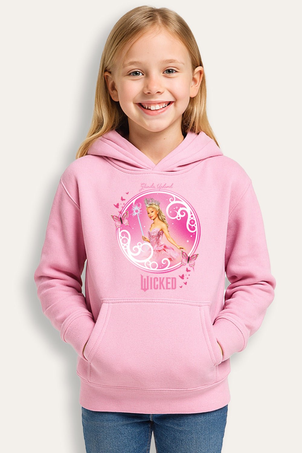 Girls Pink Wicked Hoodie - Brand Threads