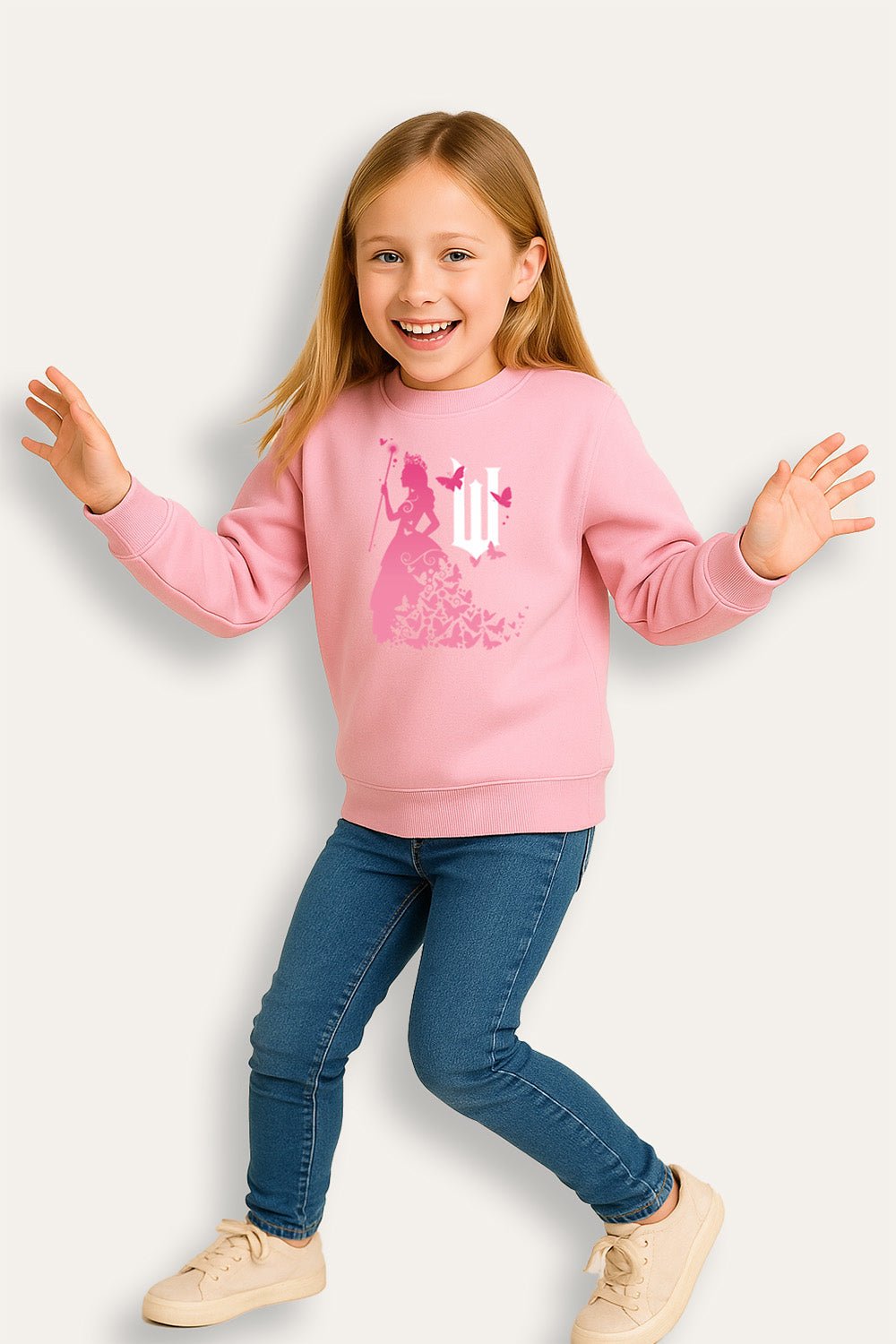 Girls Pink Wicked Sweatshirt - Brand Threads