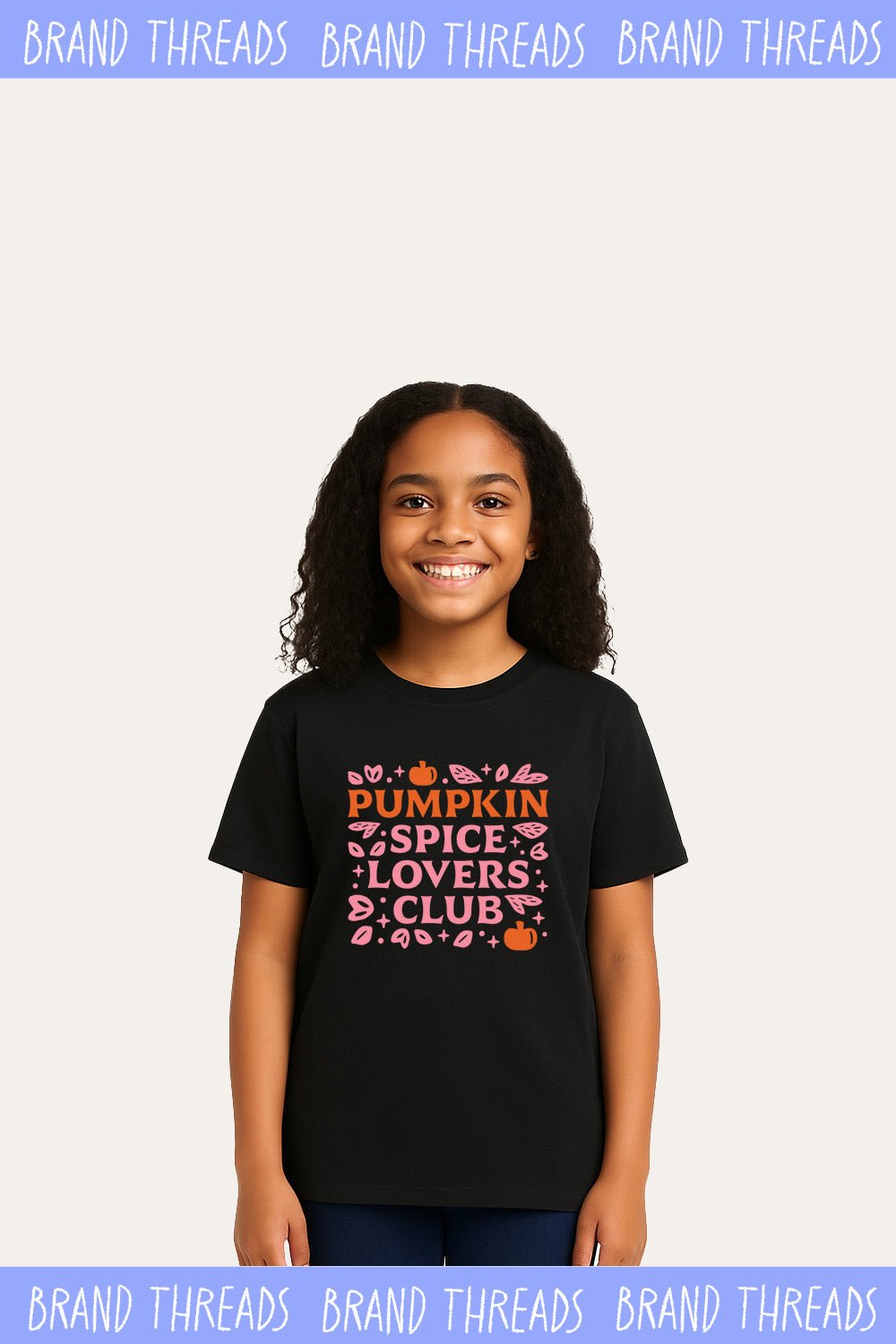 Girls Pumpkin Spice Lover T-Shirt - Brand Threads