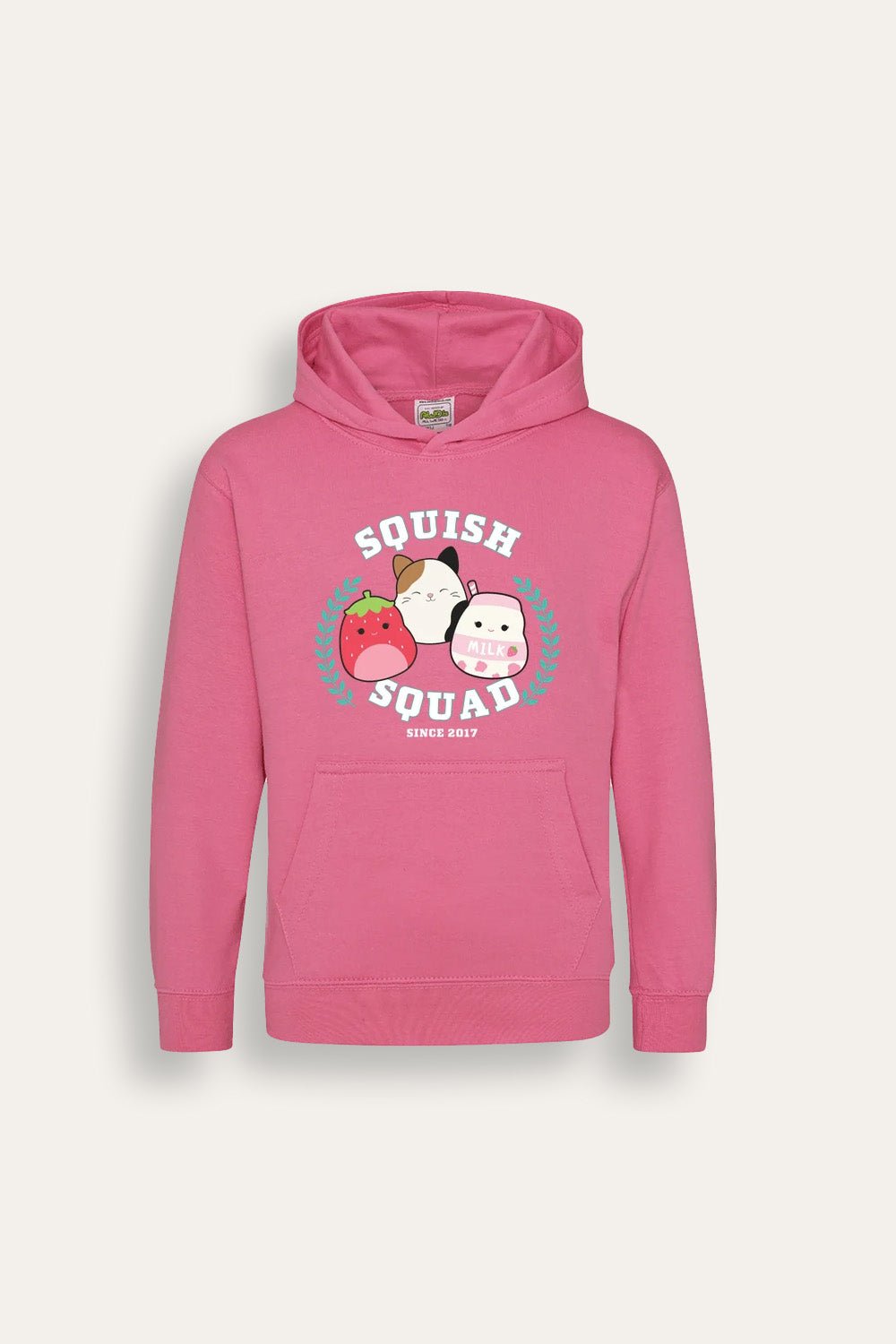 Girls Squishmallows Pink Hoodie - Brand Threads