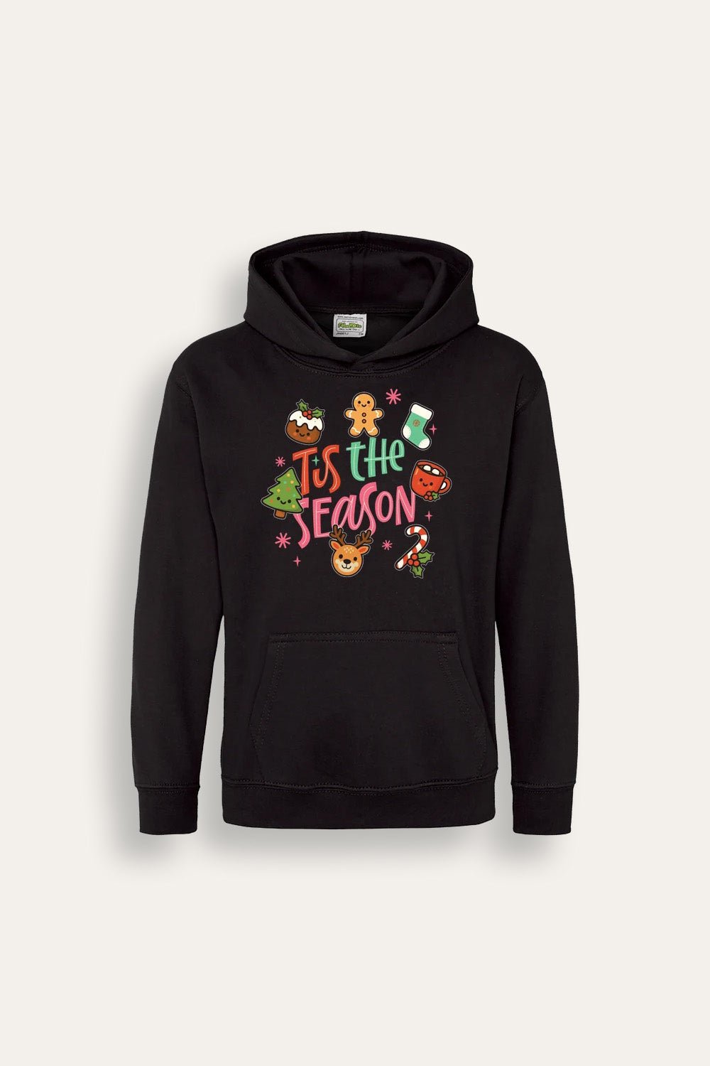 Girls “’Tis The Season” Christmas Hoodie - Brand Threads