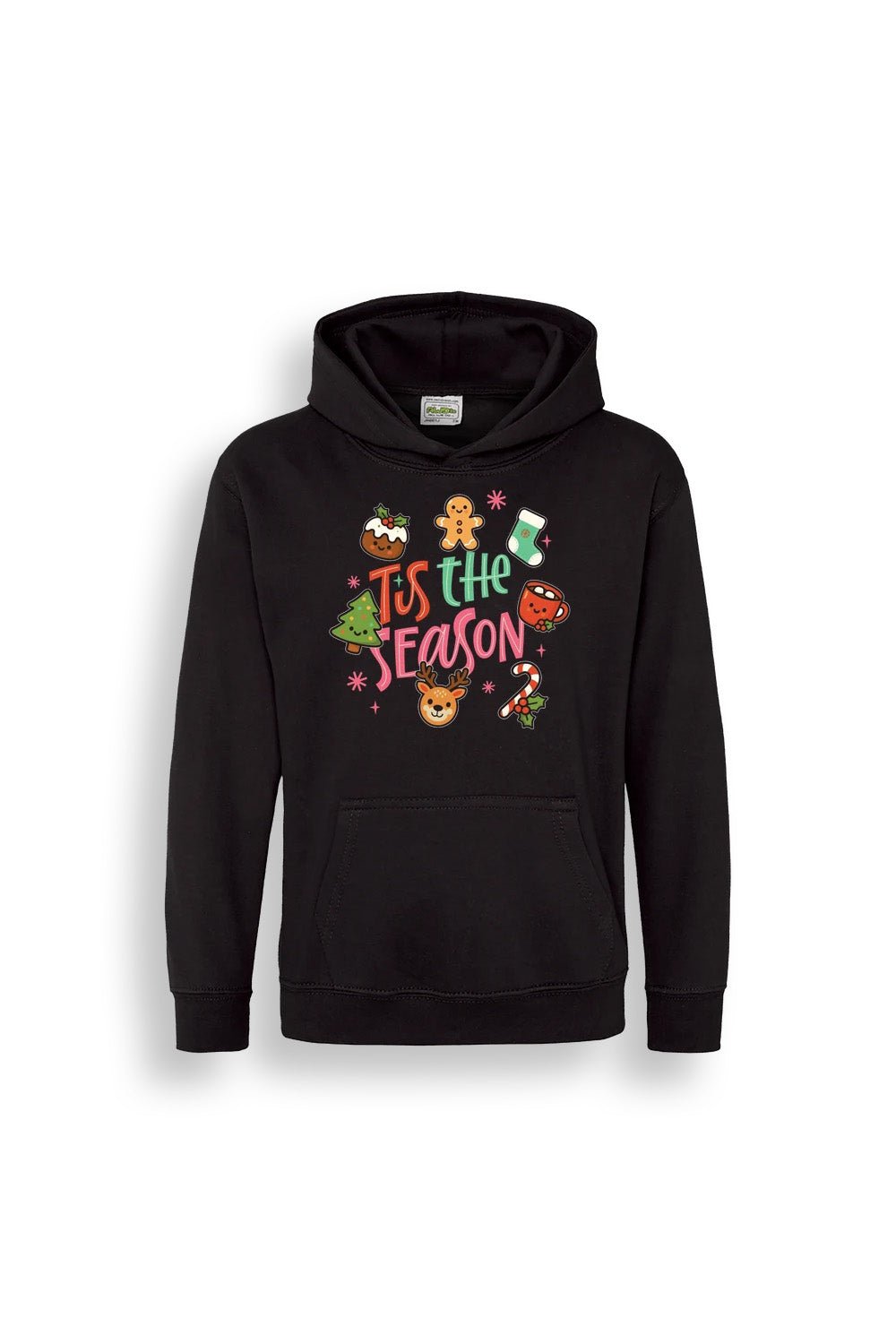 Girls “’Tis The Season” Christmas Hoodie - Brand Threads