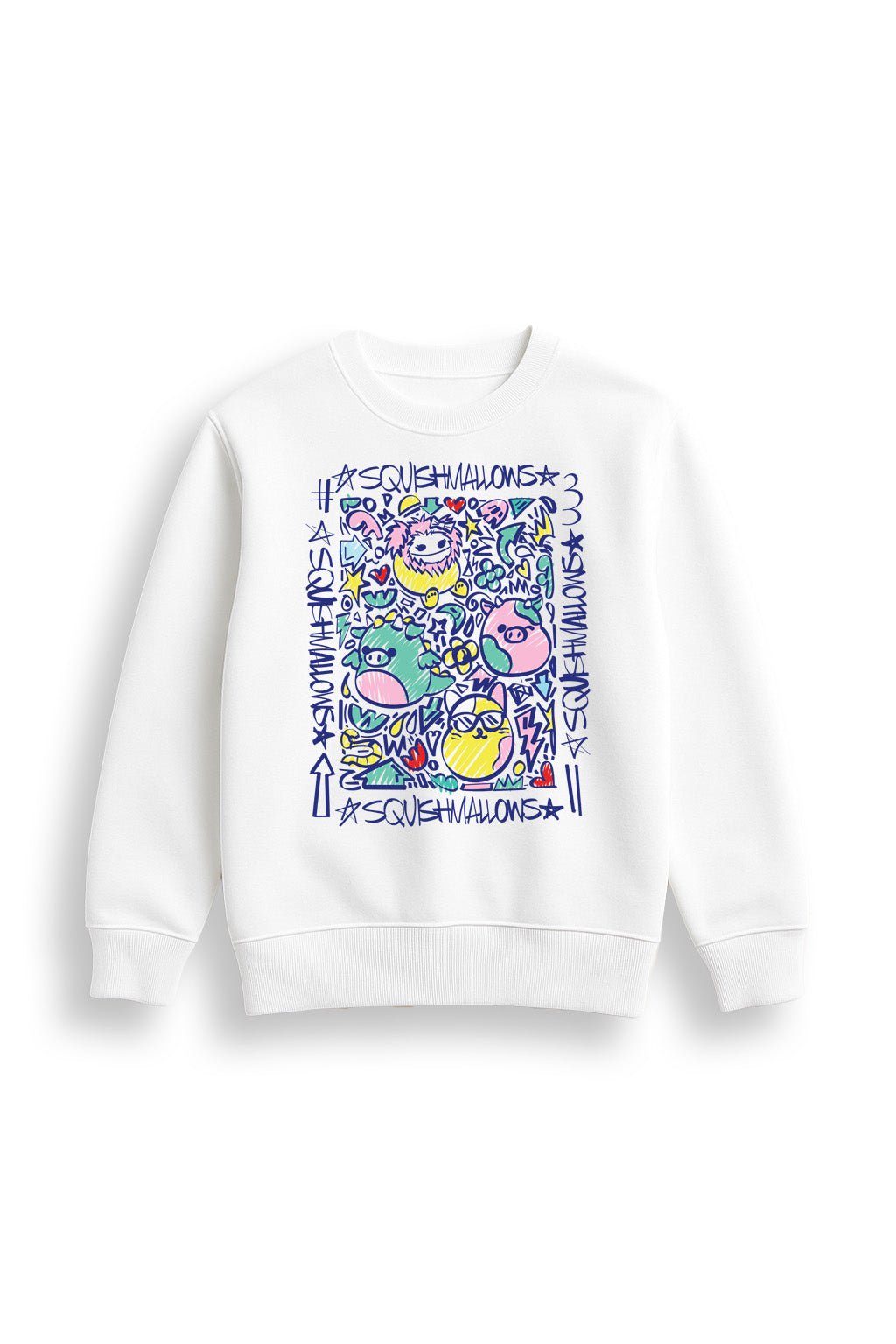 Girls White Squishmallows Sweatshirt - Brand Threads
