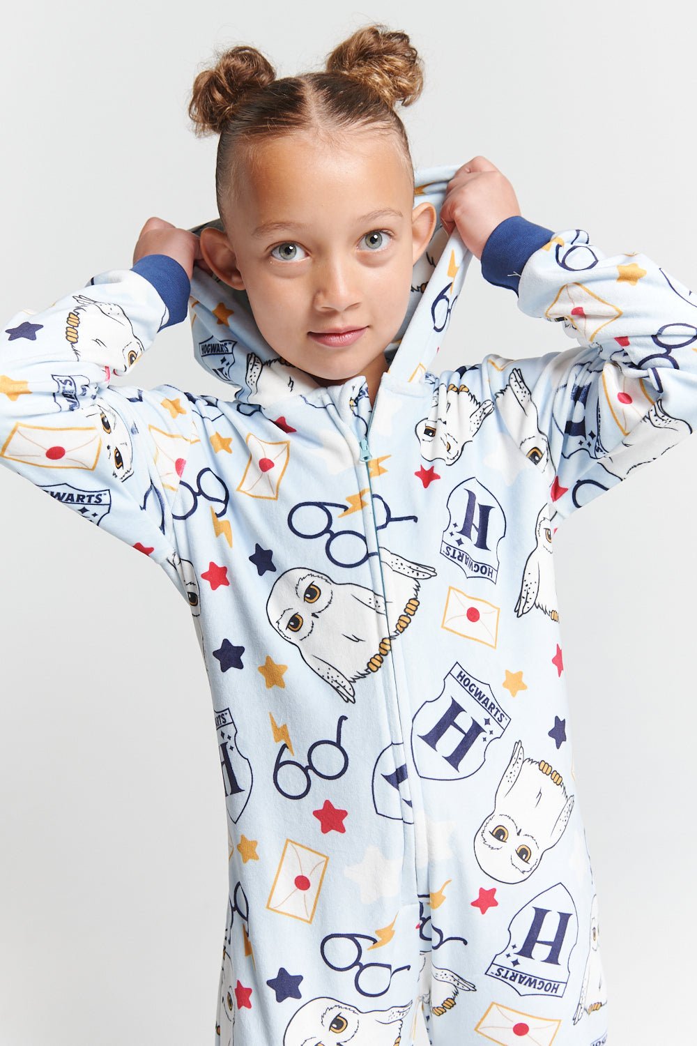 Harry Potter Girls Fleece Onesie - Brand Threads