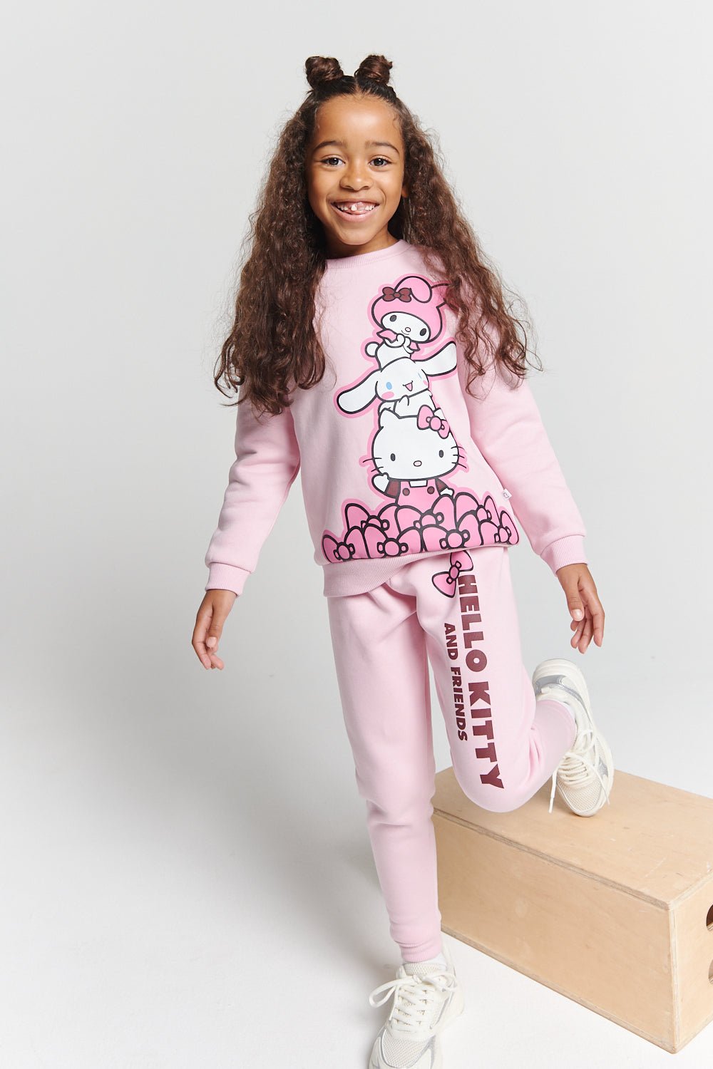 Hello Kitty Cinnamoroll Girls Jogger Set - Brand Threads