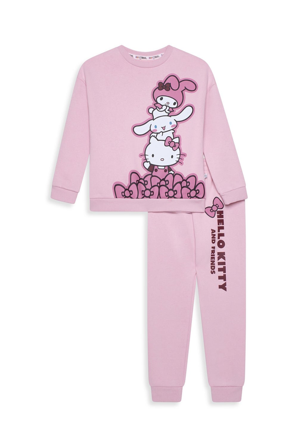 Hello Kitty Cinnamoroll Girls Jogger Set - Brand Threads