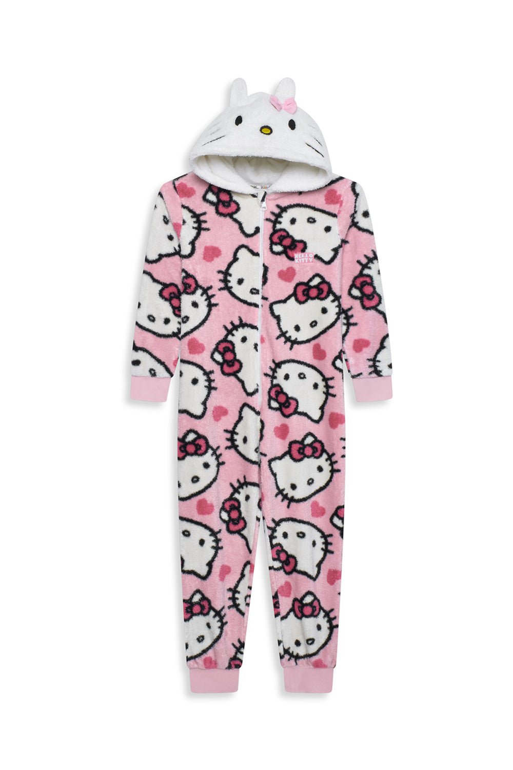 Hello Kitty Girls Fleece Onesie - Brand Threads