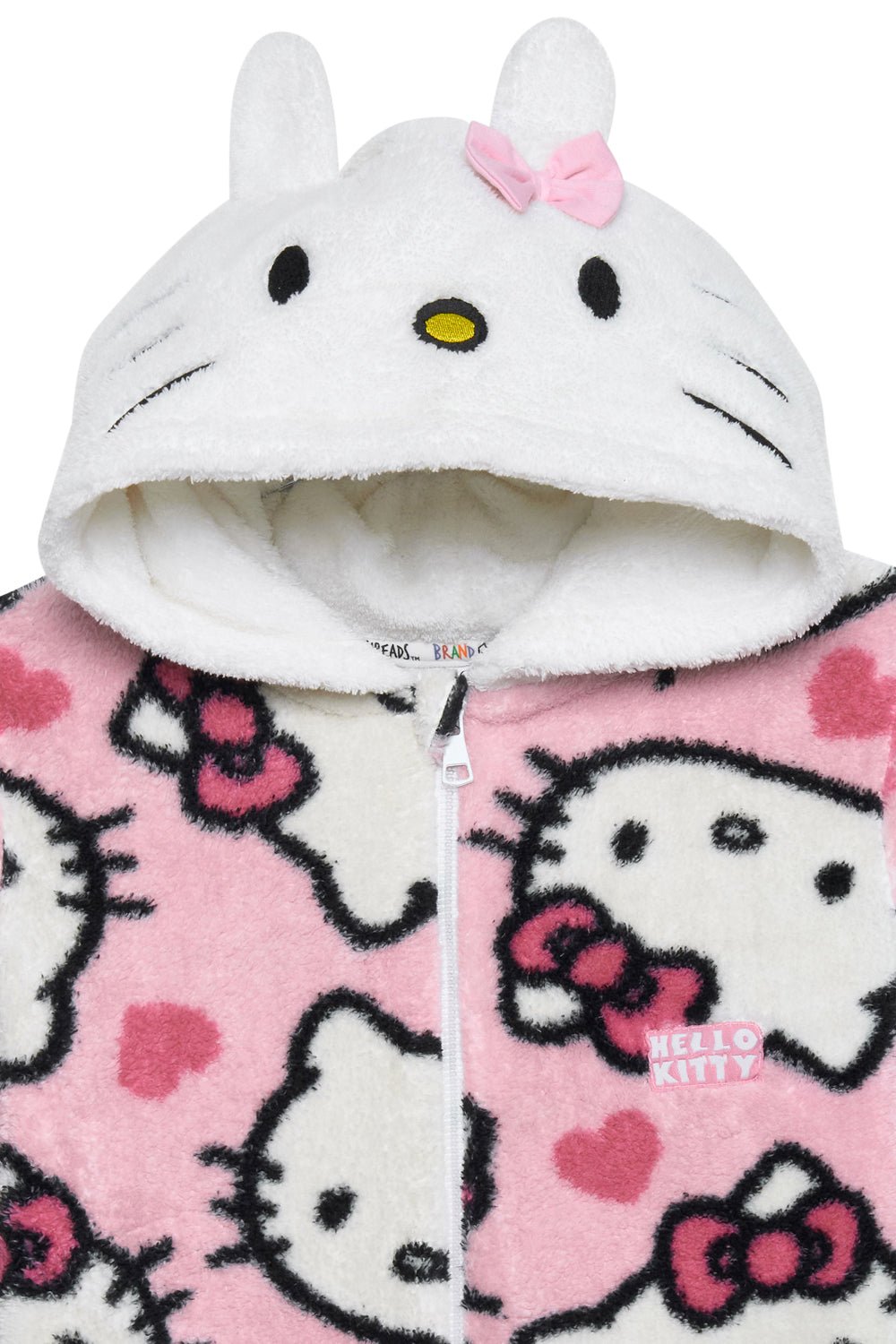 Hello Kitty Girls Fleece Onesie - Brand Threads