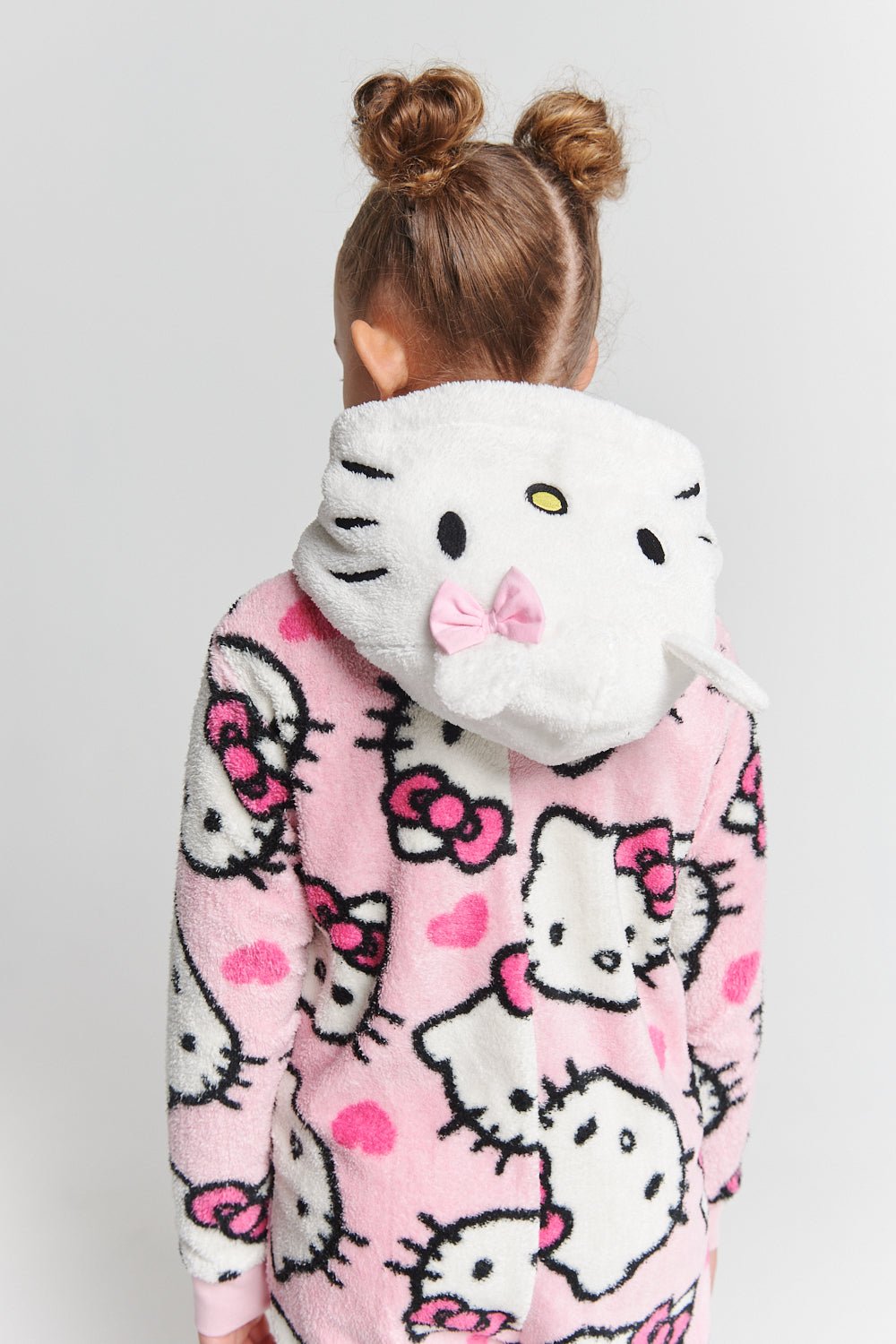 Hello Kitty Girls Fleece Onesie - Brand Threads