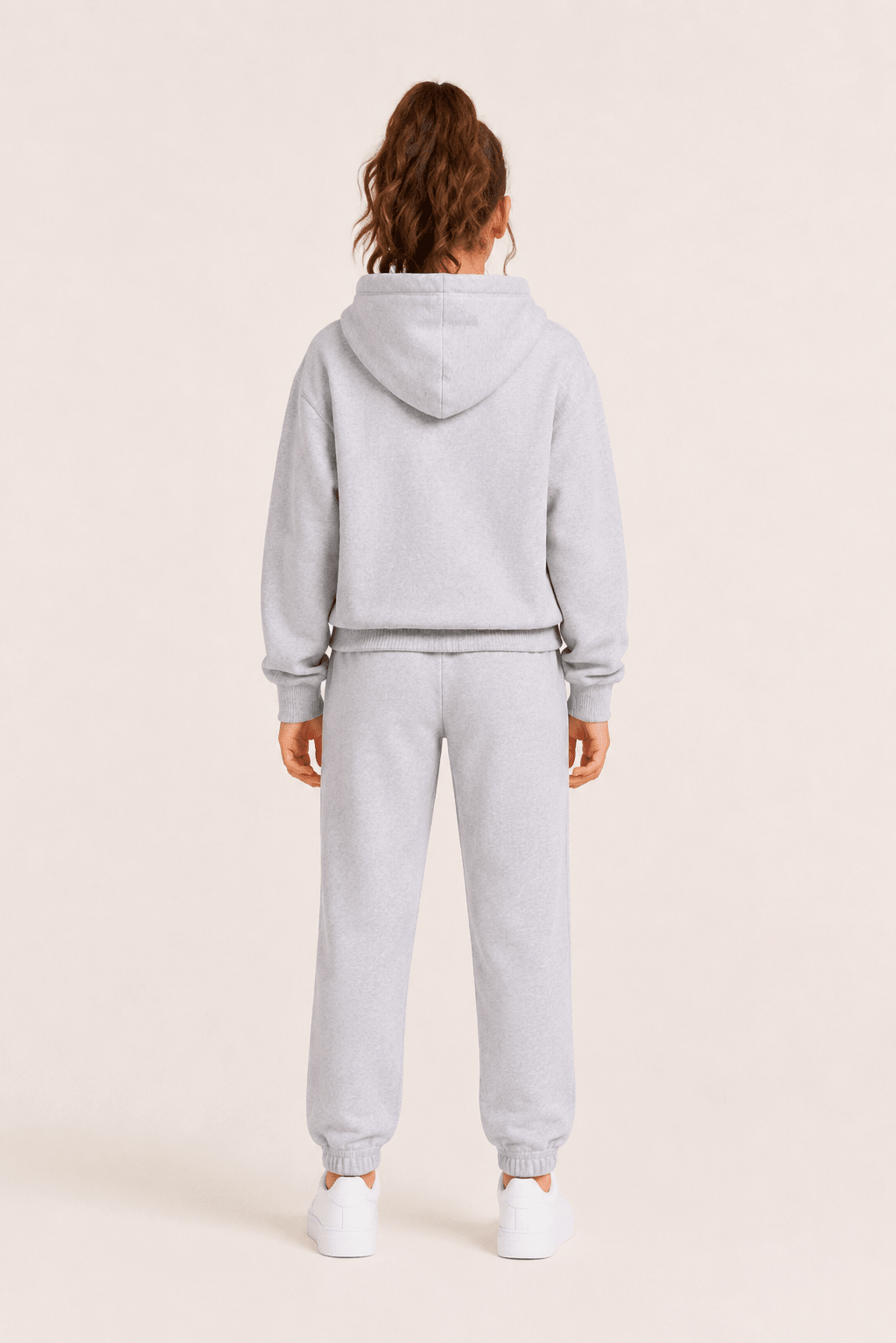 Hello Kitty Girls Grey Hooded Jogger Set - Brand Threads