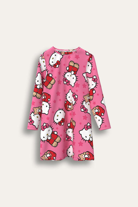 Hello Kitty Girls Nightdress - Brand Threads