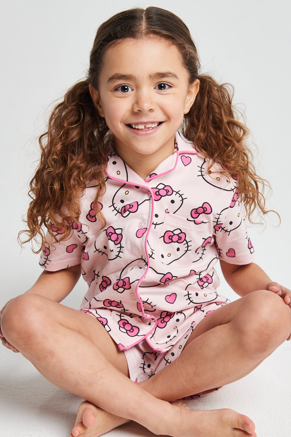 Hello Kitty Girls Short Pyjama Set - Brand Threads