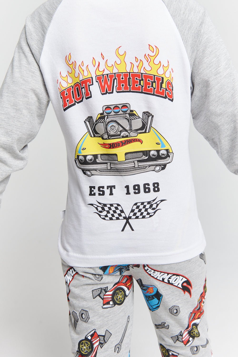 Hot Wheels Boys Long Sleeve Pyjama Set - Brand Threads