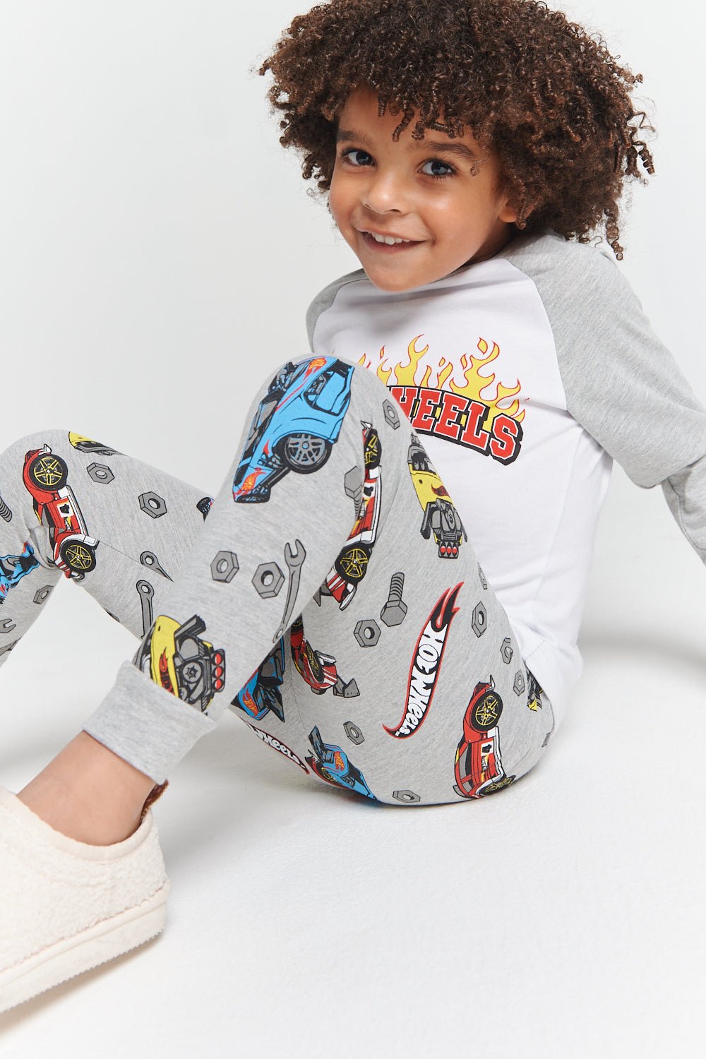 Hot Wheels Boys Long Sleeve Pyjama Set - Brand Threads