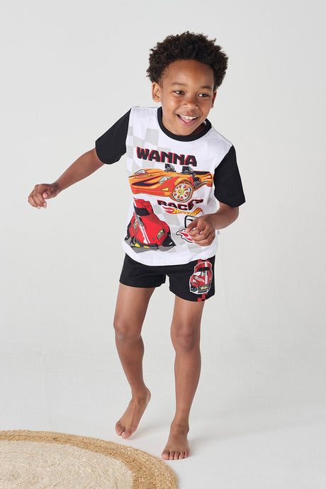 Hot Wheels Boys Short Pyjama Set - Brand Threads