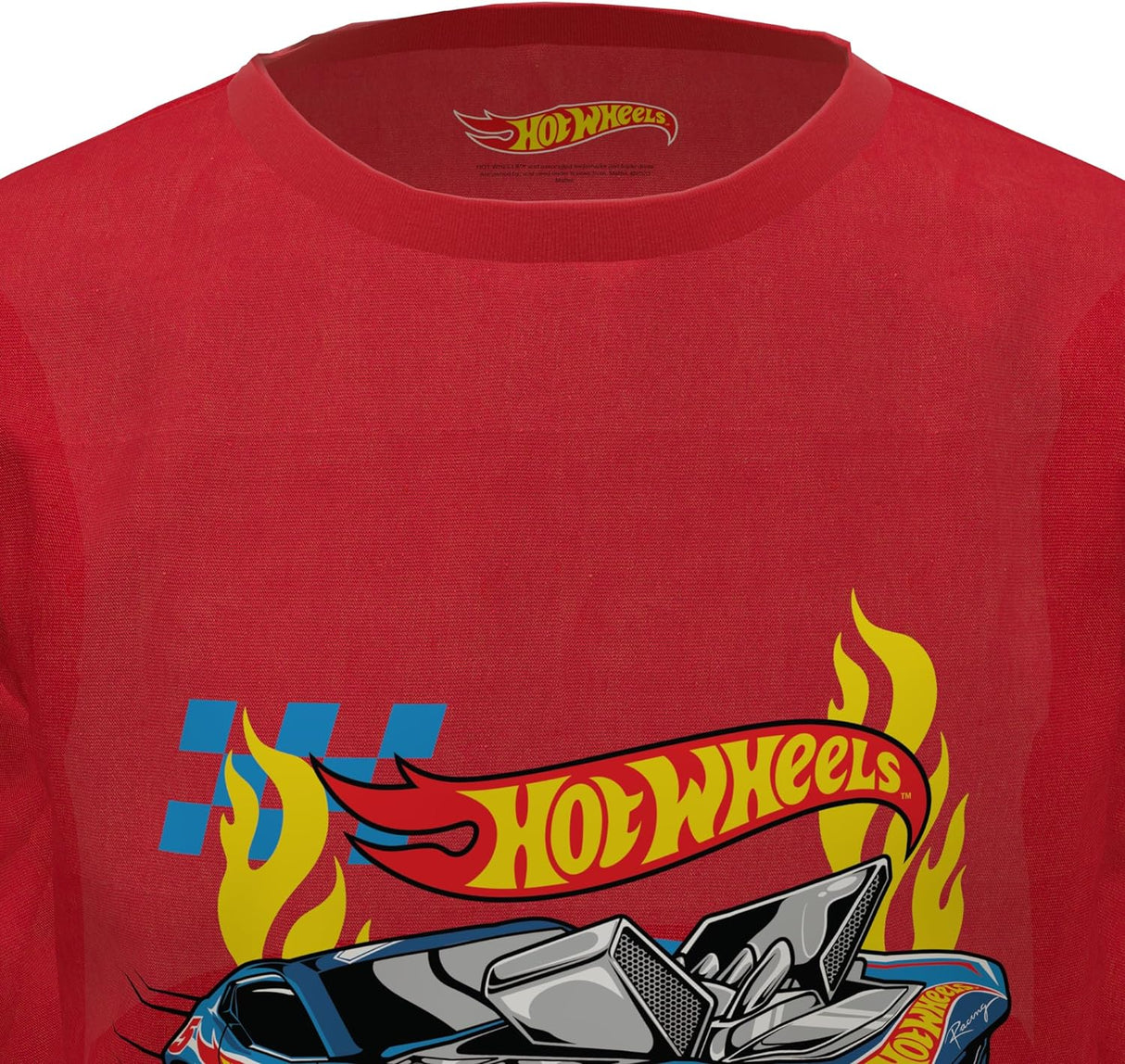 Hot Wheels Red & Black Long Sleeved Pyjamas Set - Brand Threads