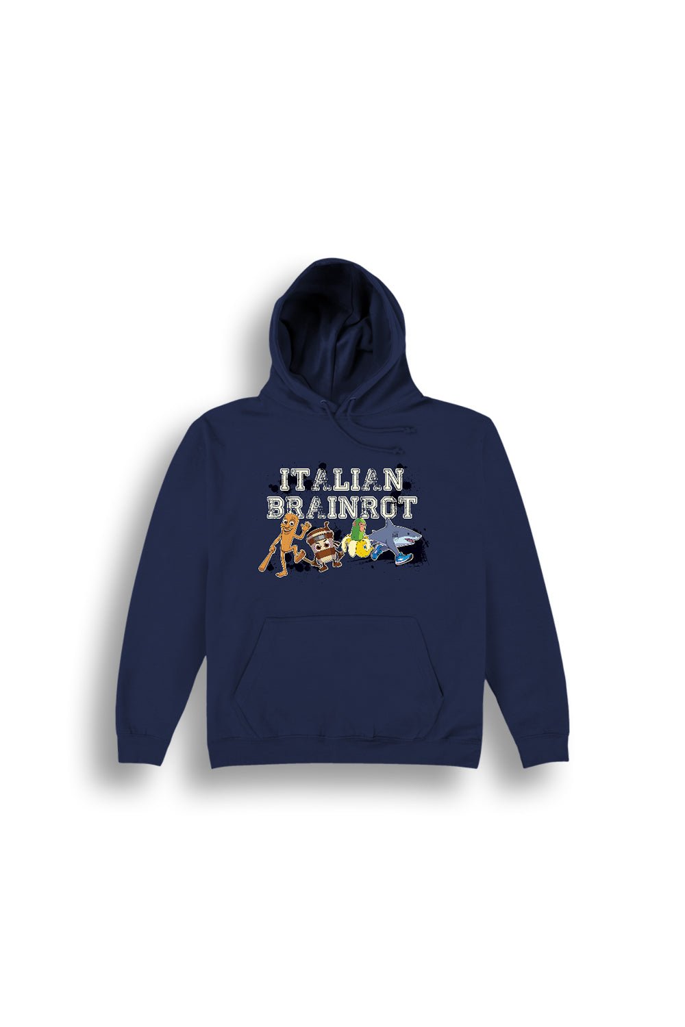 Italian Brainrot kids navy hoodie - Brand Threads