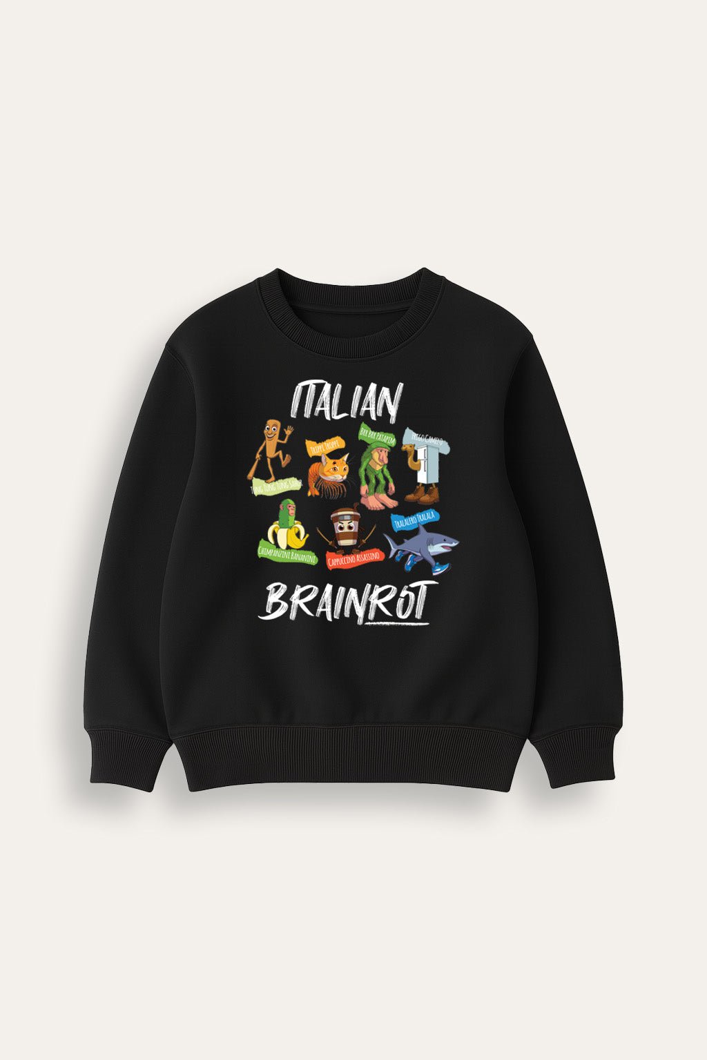Italian Brainrot Kids Sweatshirt - Brand Threads