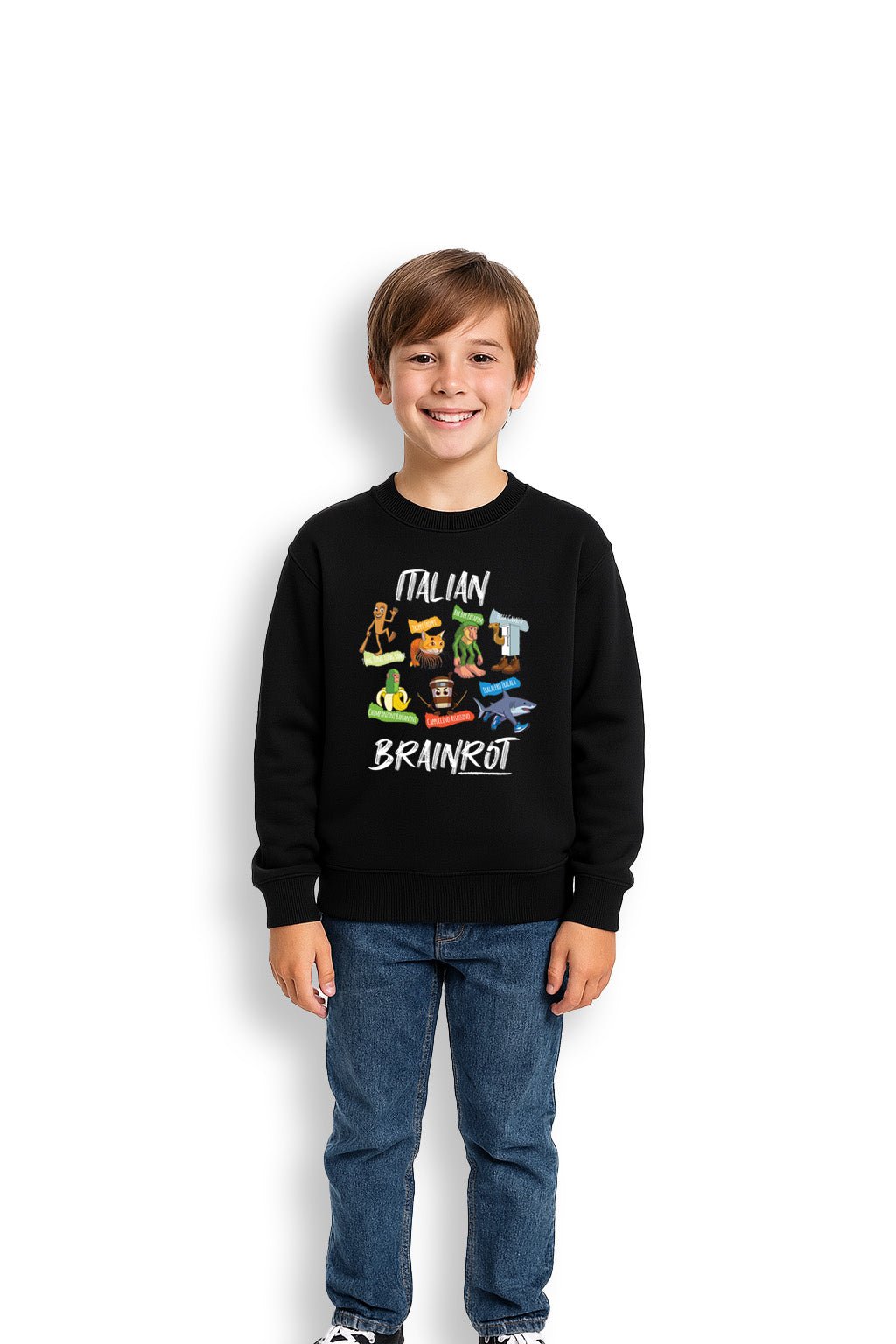Italian Brainrot Kids Sweatshirt - Brand Threads