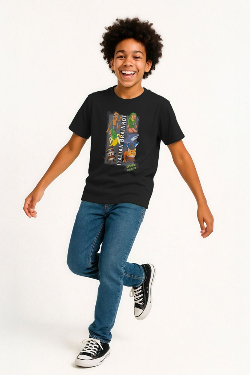 Italian Brainrot Kids T Shirt - Brand Threads