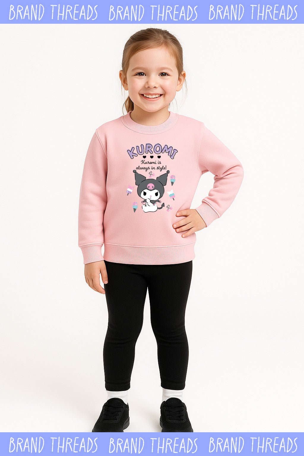 Kuromi Girls Sweatshirt - Brand Threads