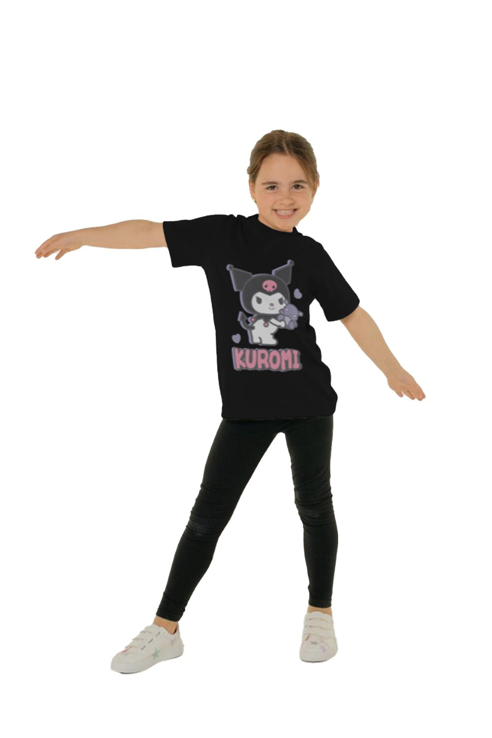 Kuromi girls t-shirt – short sleeve, graphic print top - Brand Threads