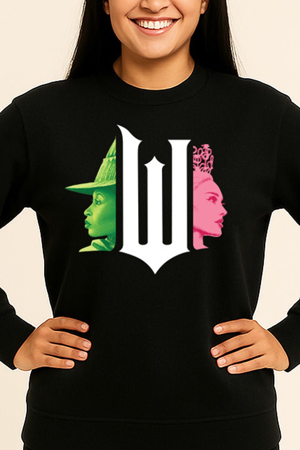 Ladies Black Wicked Sweatshirt - Brand Threads