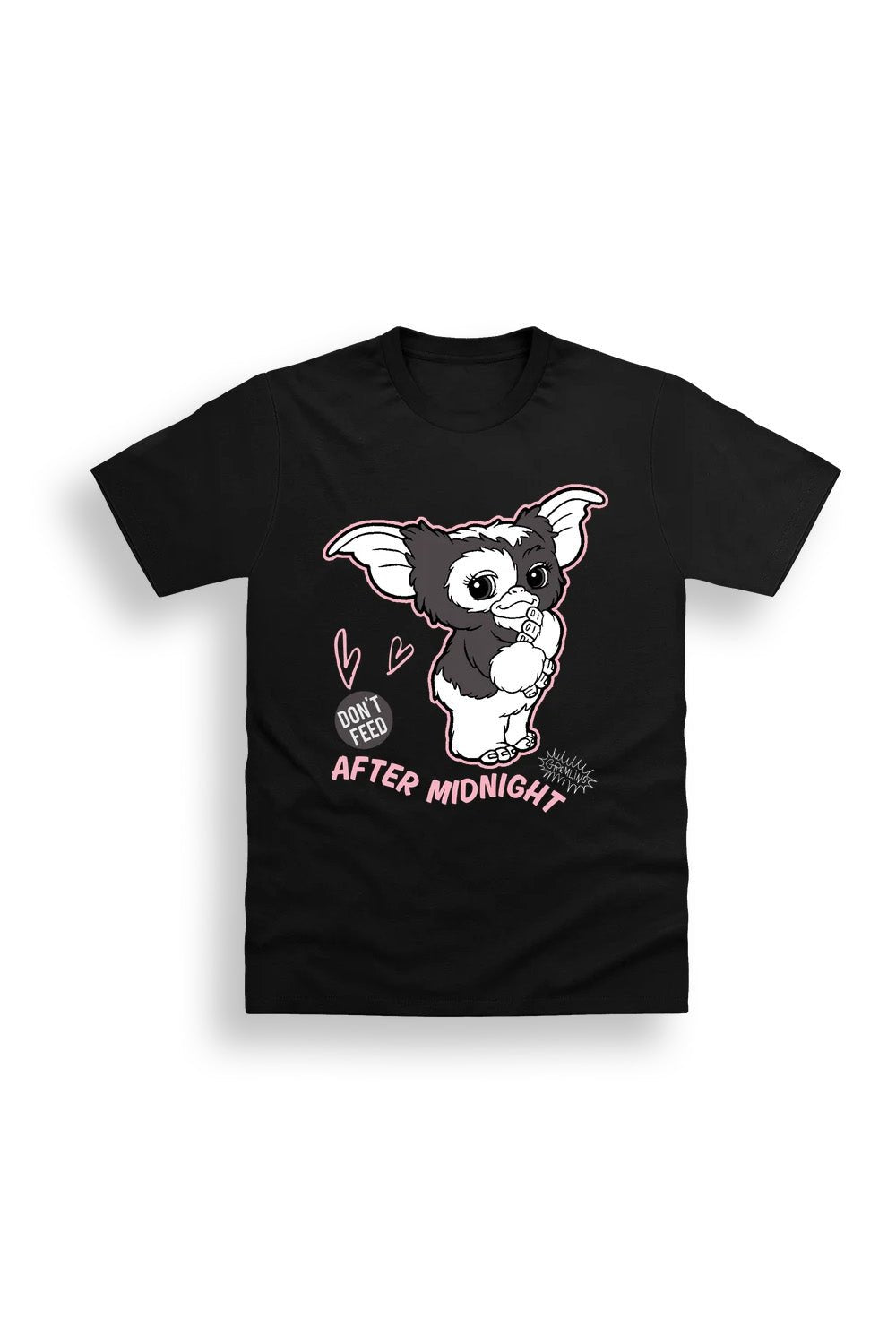 Ladies Gremlins Black Graphic T-Shirt - Brand Threads