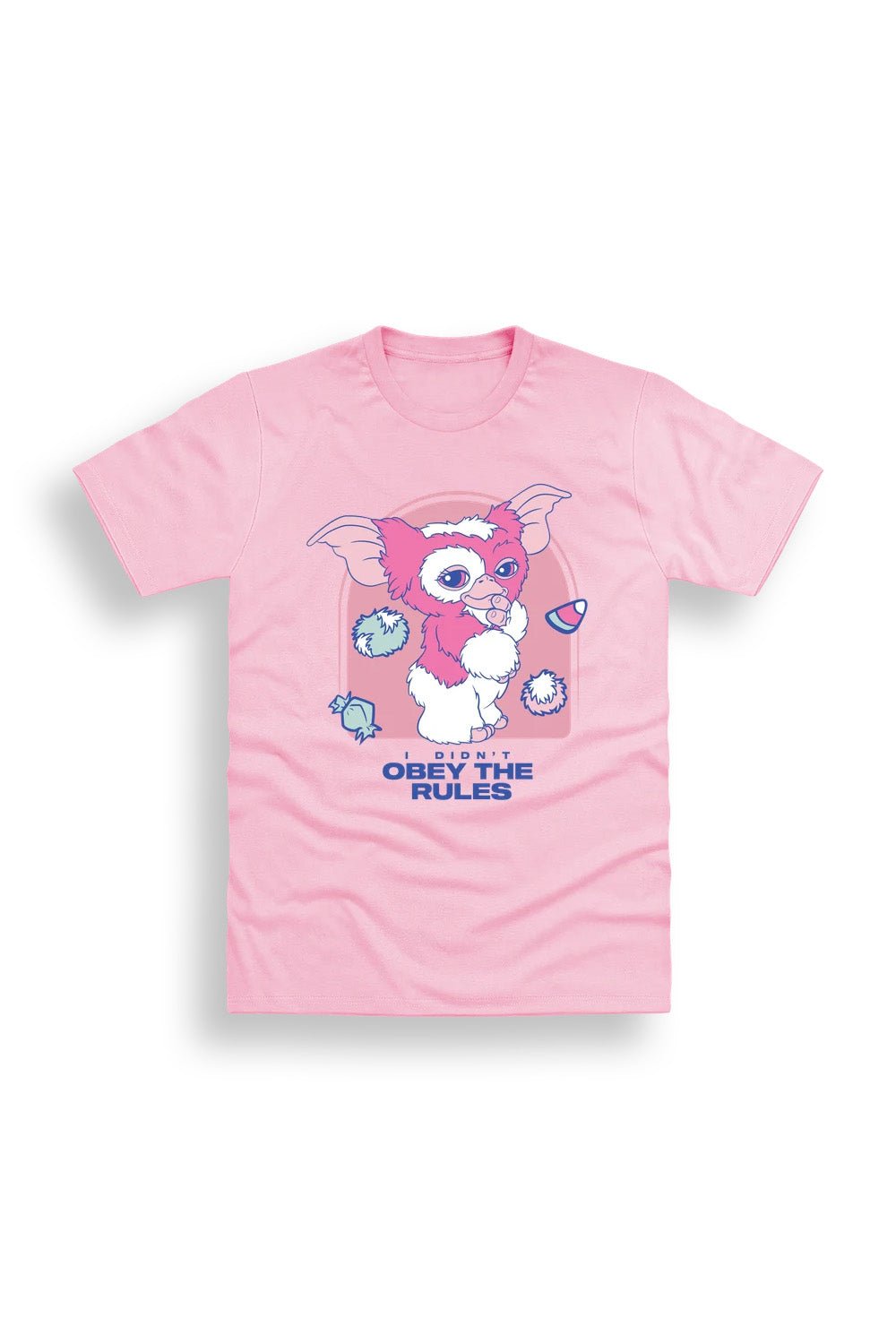 Ladies Gremlins Pink Graphic T-Shirt - Brand Threads