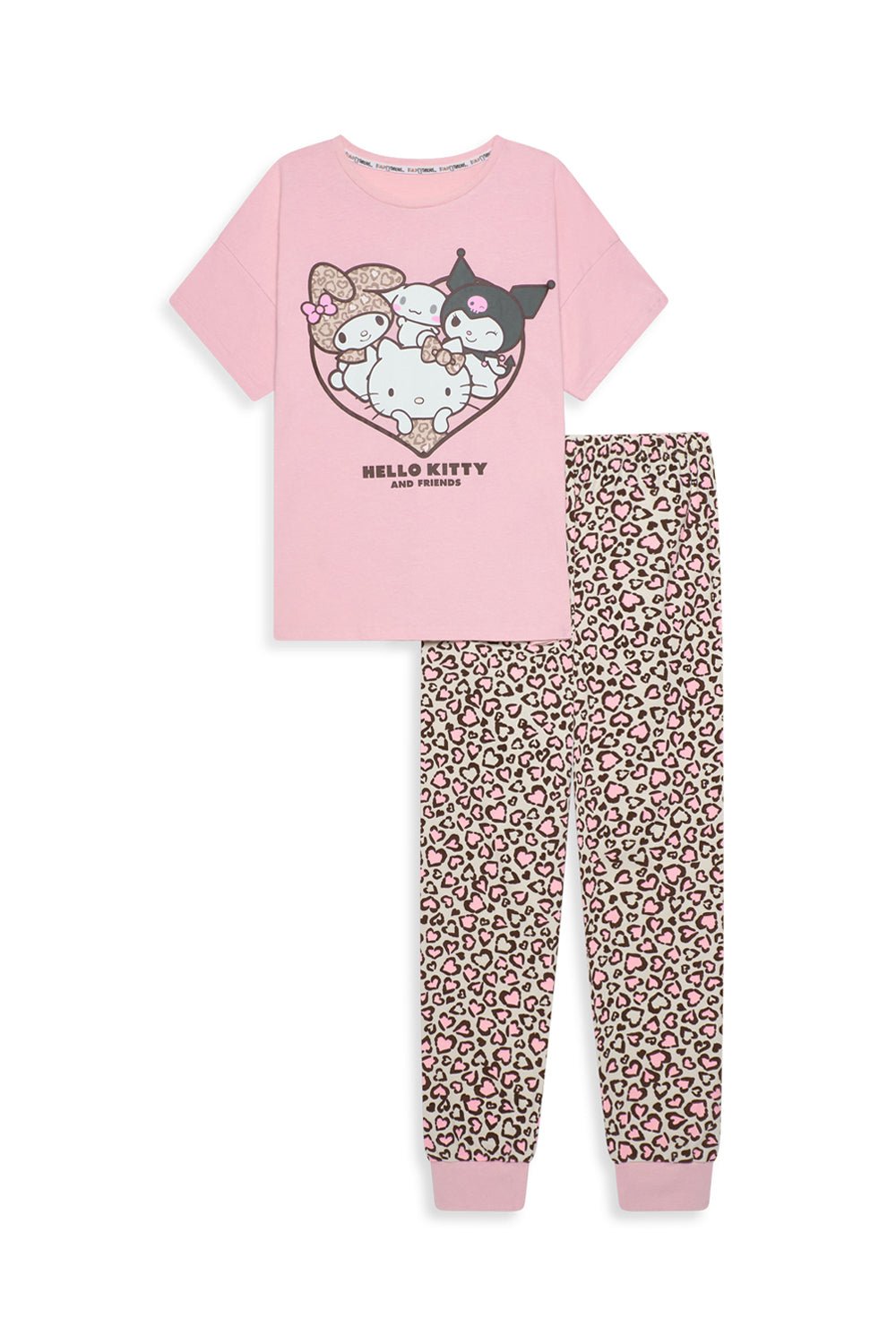 Ladies Hello Kitty Pyjama Set - Brand Threads