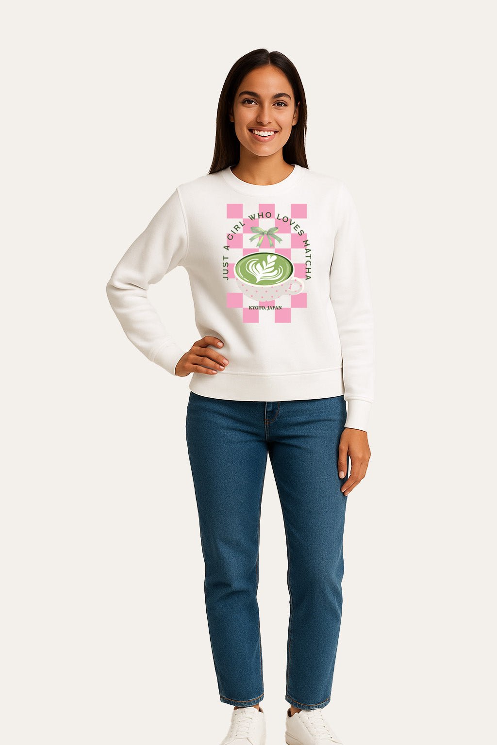 Ladies Matcha Latte Sweatshirt - Brand Threads