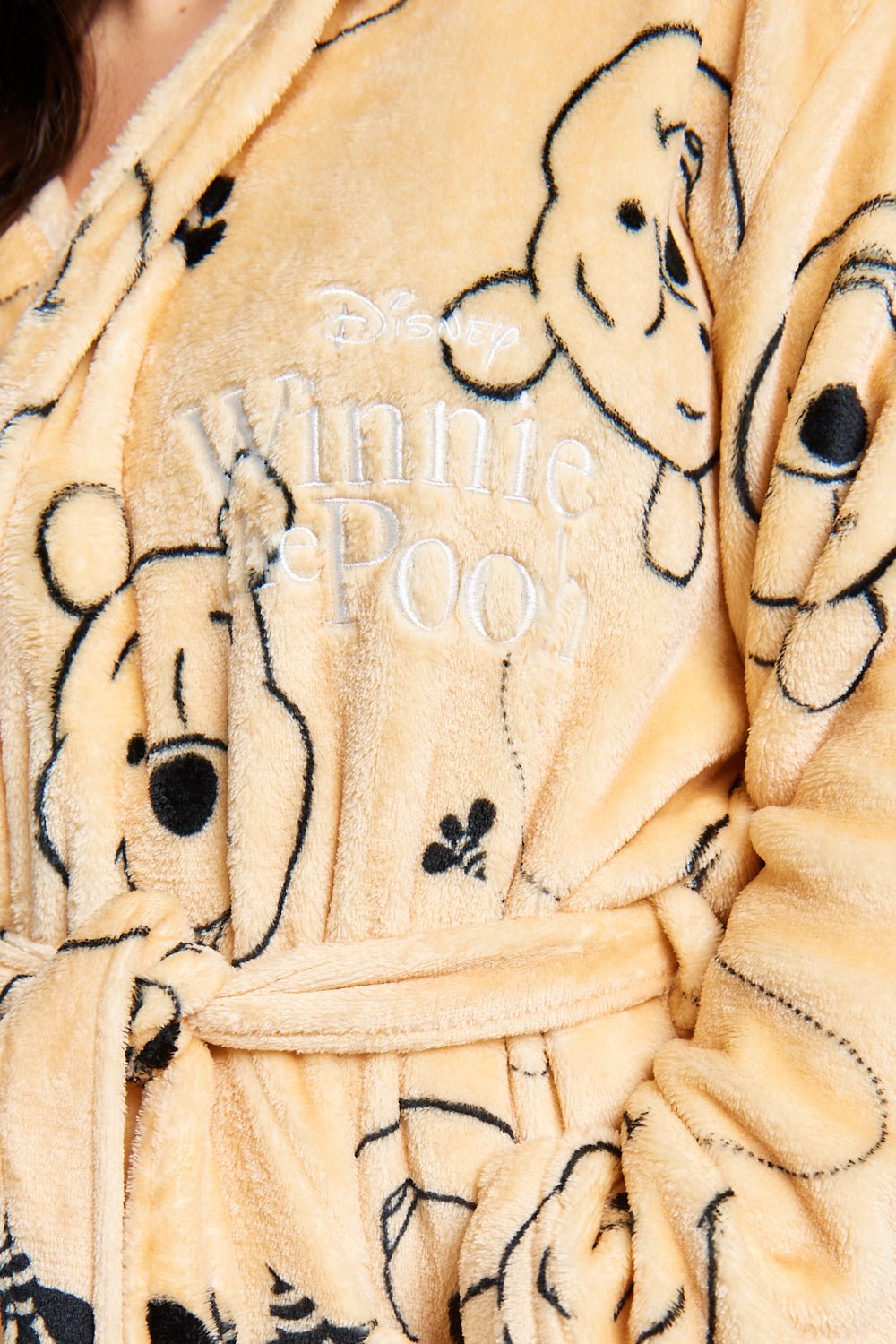 Ladies Winnie The Pooh Dressing Gown - Brand Threads