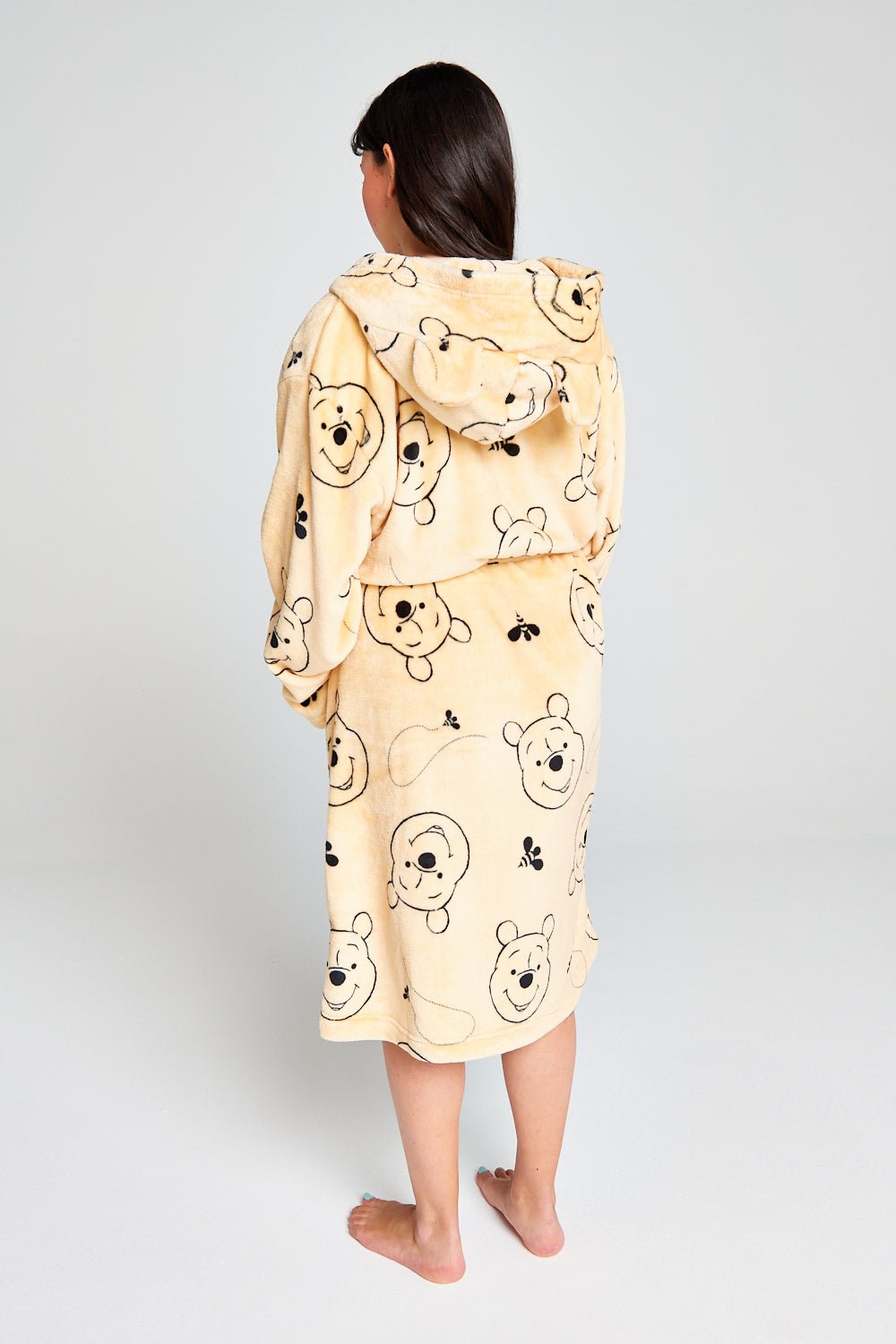 Ladies Winnie The Pooh Dressing Gown - Brand Threads