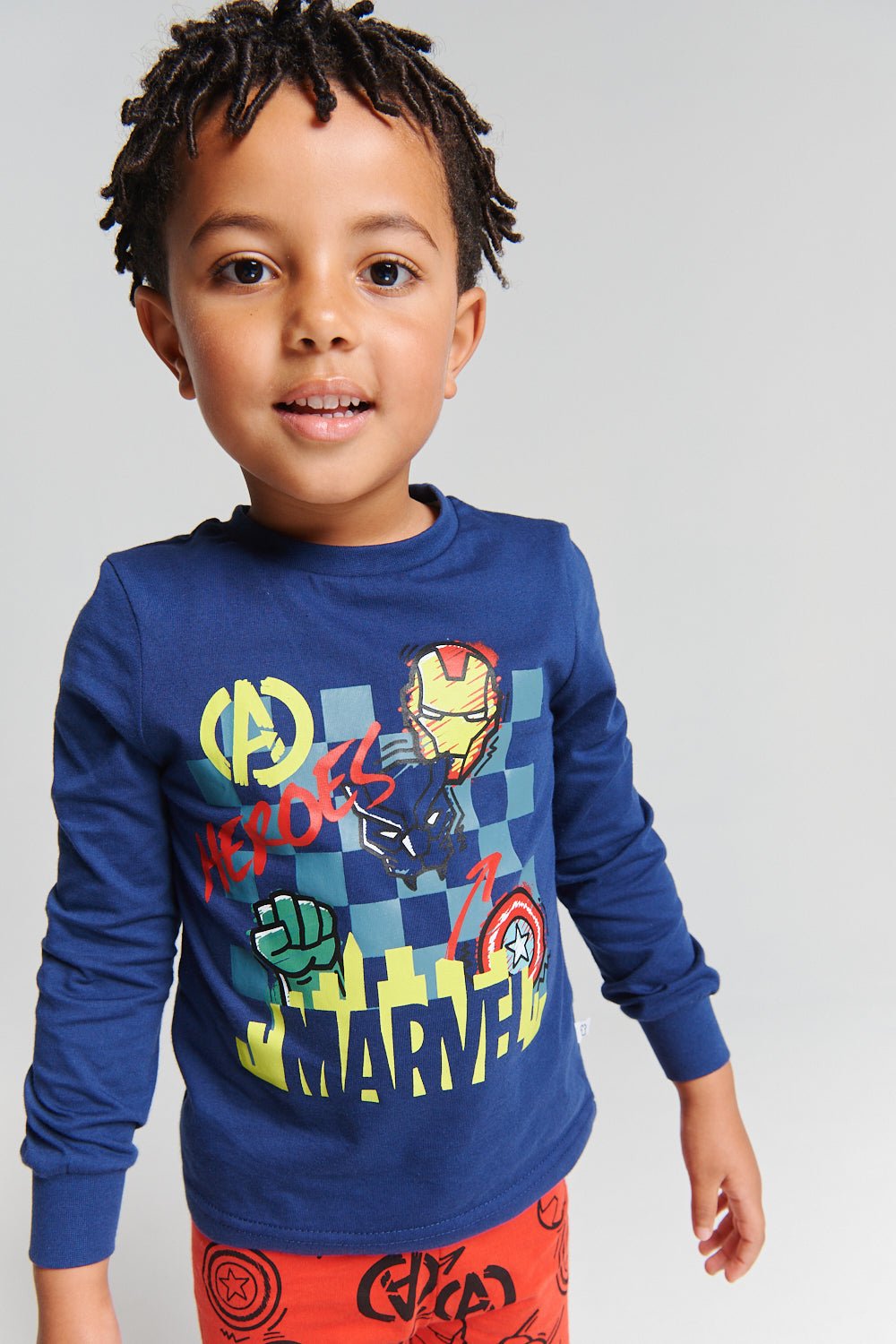 Marvel Boys Pyjamas – Long Sleeve & Cuffed Leg - Brand Threads