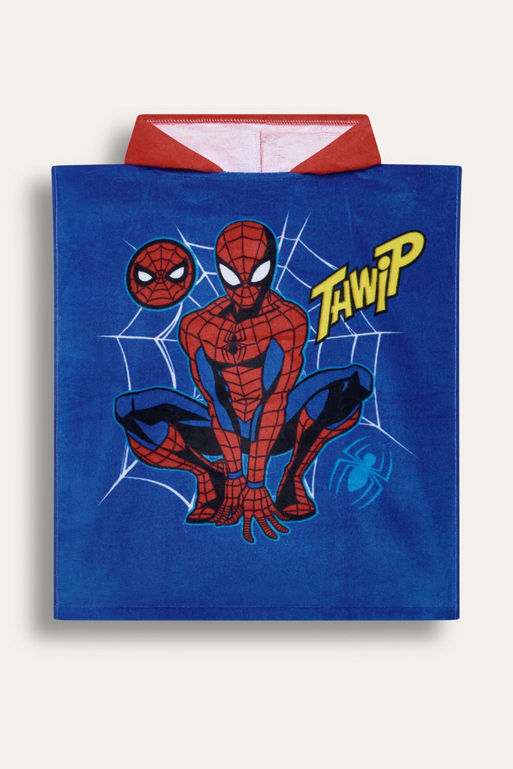 Marvel Spider - Man Boys Hooded Poncho - Brand Threads