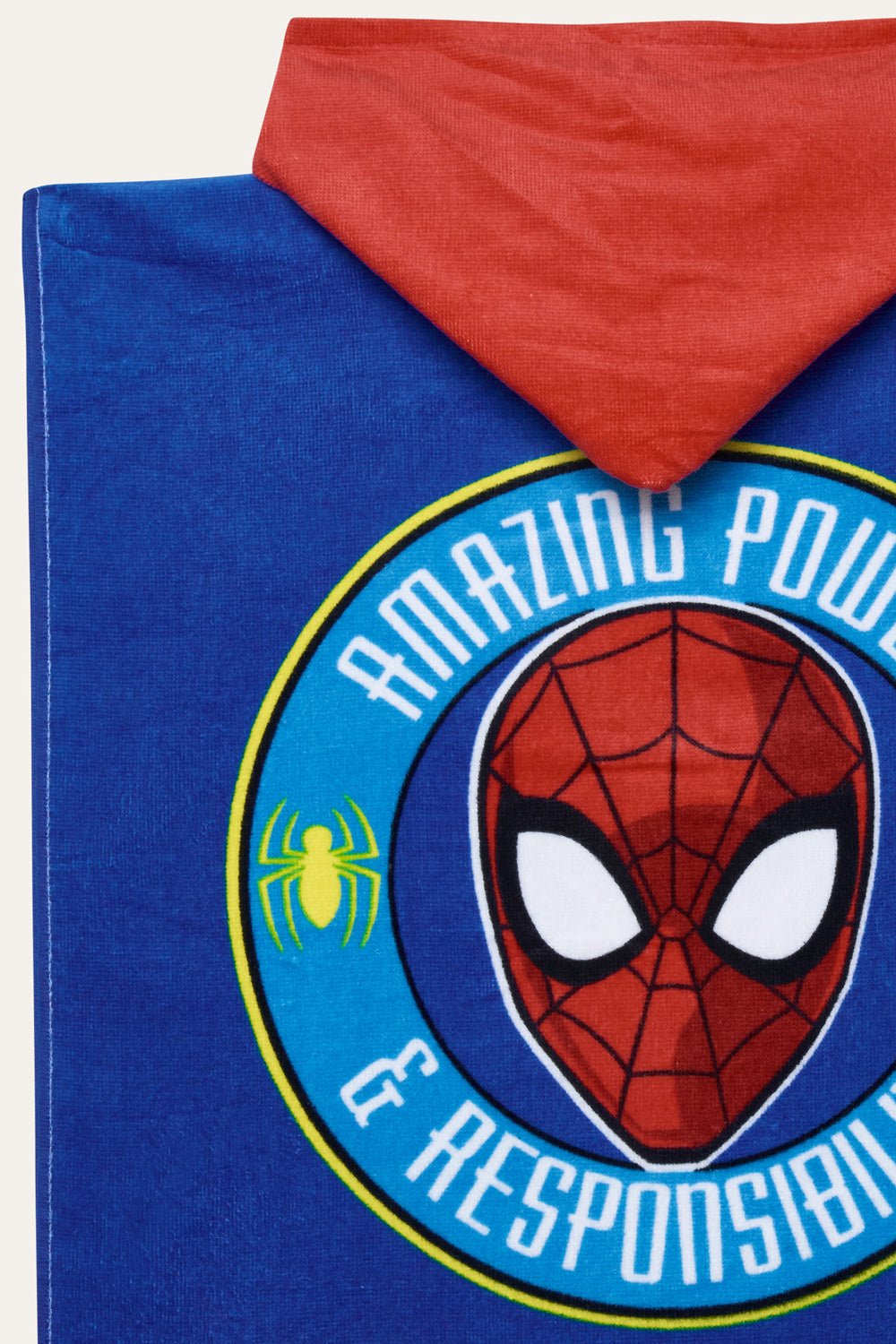 Marvel Spider - Man Boys Hooded Poncho - Brand Threads