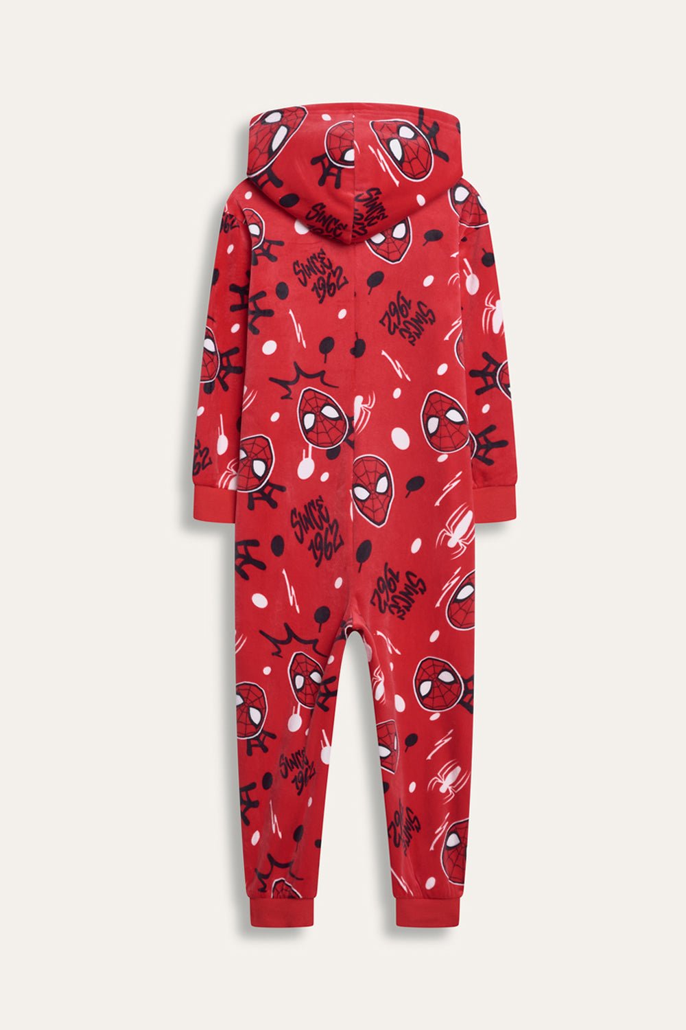 Marvel - Spiderman Boys Fleece Onesie - Brand Threads