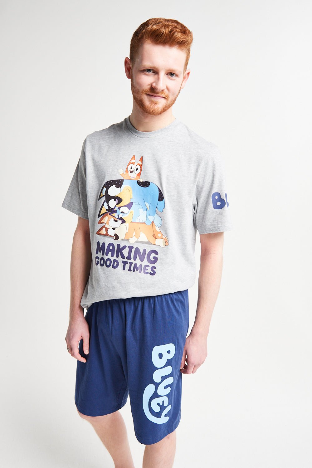 Mens Bluey Short Pyjama Set - Brand Threads