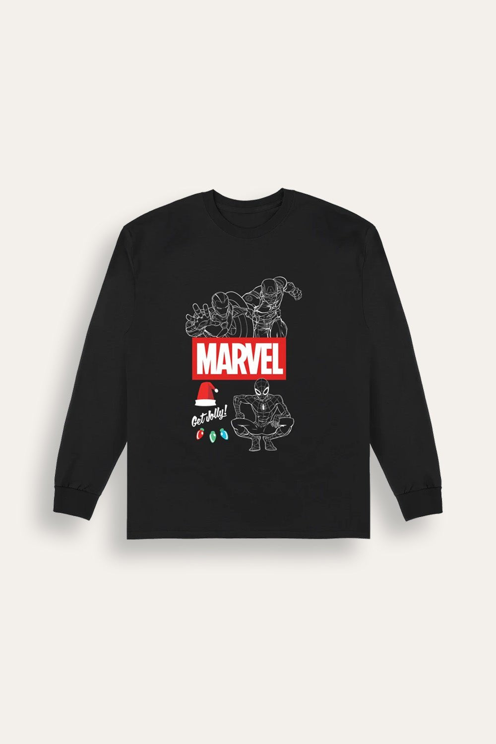 Mens Marvel Christmas Jumper - Brand Threads