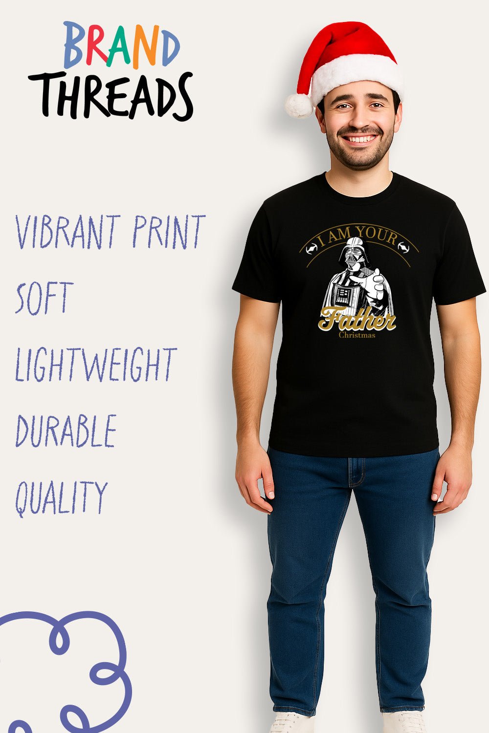 Men's Star Wars Christmas T shirt - Brand Threads