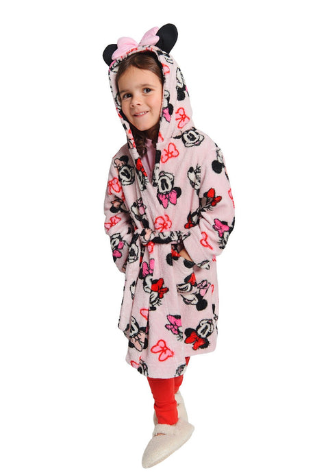 Minnie Mouse Girls Dressing Gown - Brand Threads
