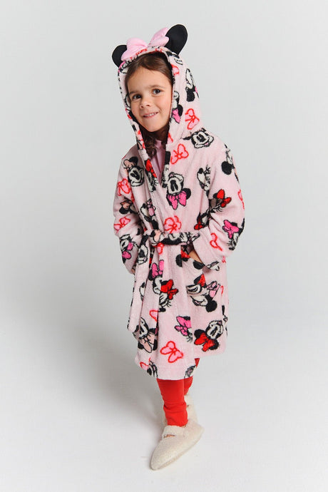 Minnie Mouse Girls Dressing Gown - Brand Threads