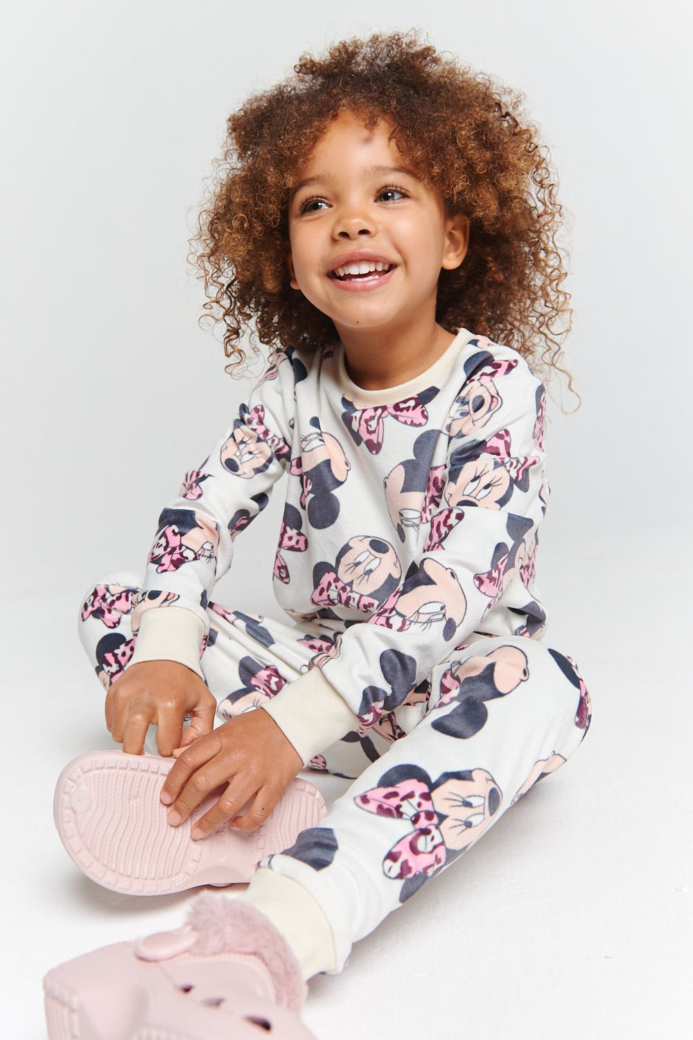Minnie Mouse Girls Fleece Pyjamas - Brand Threads